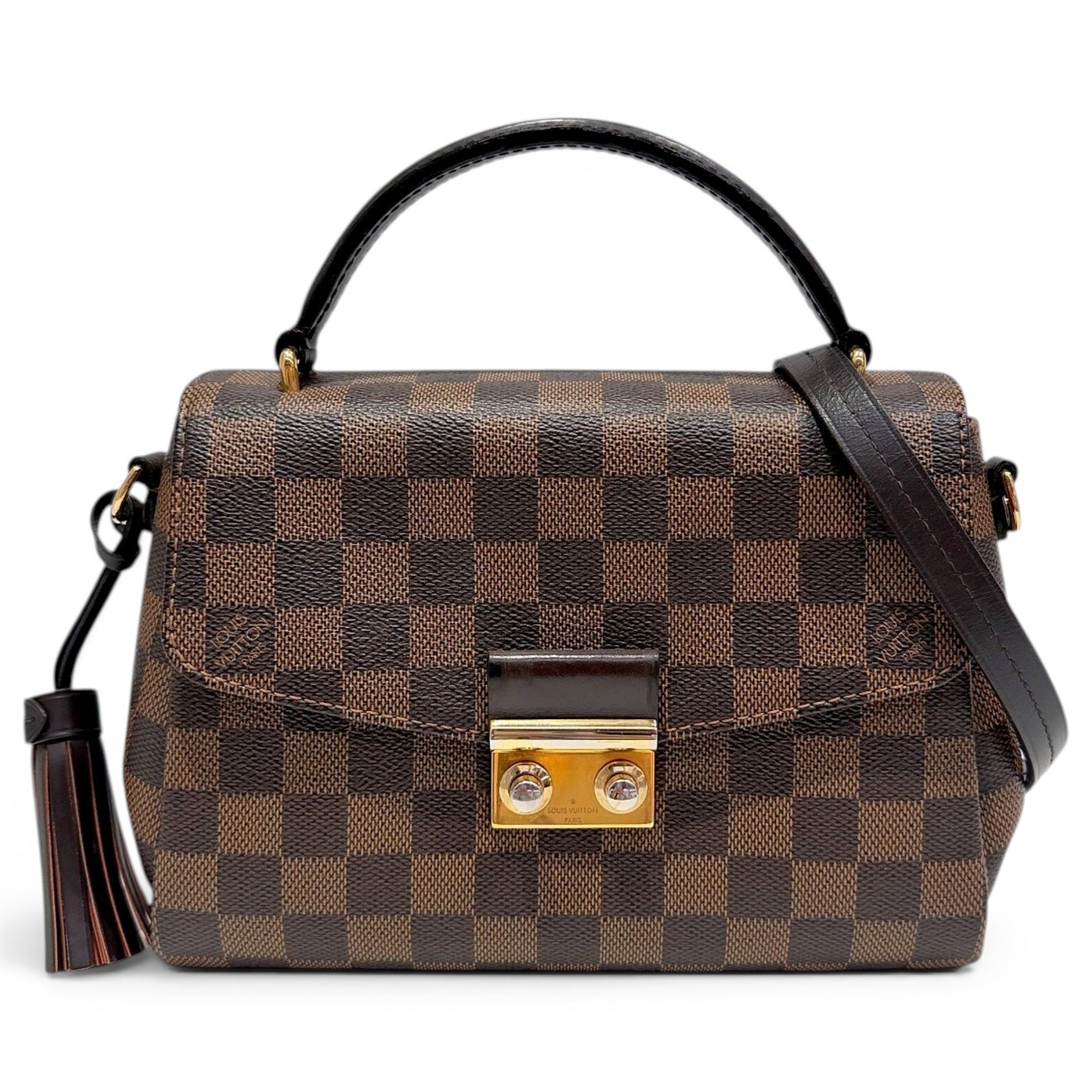 Croisette leather handbag
