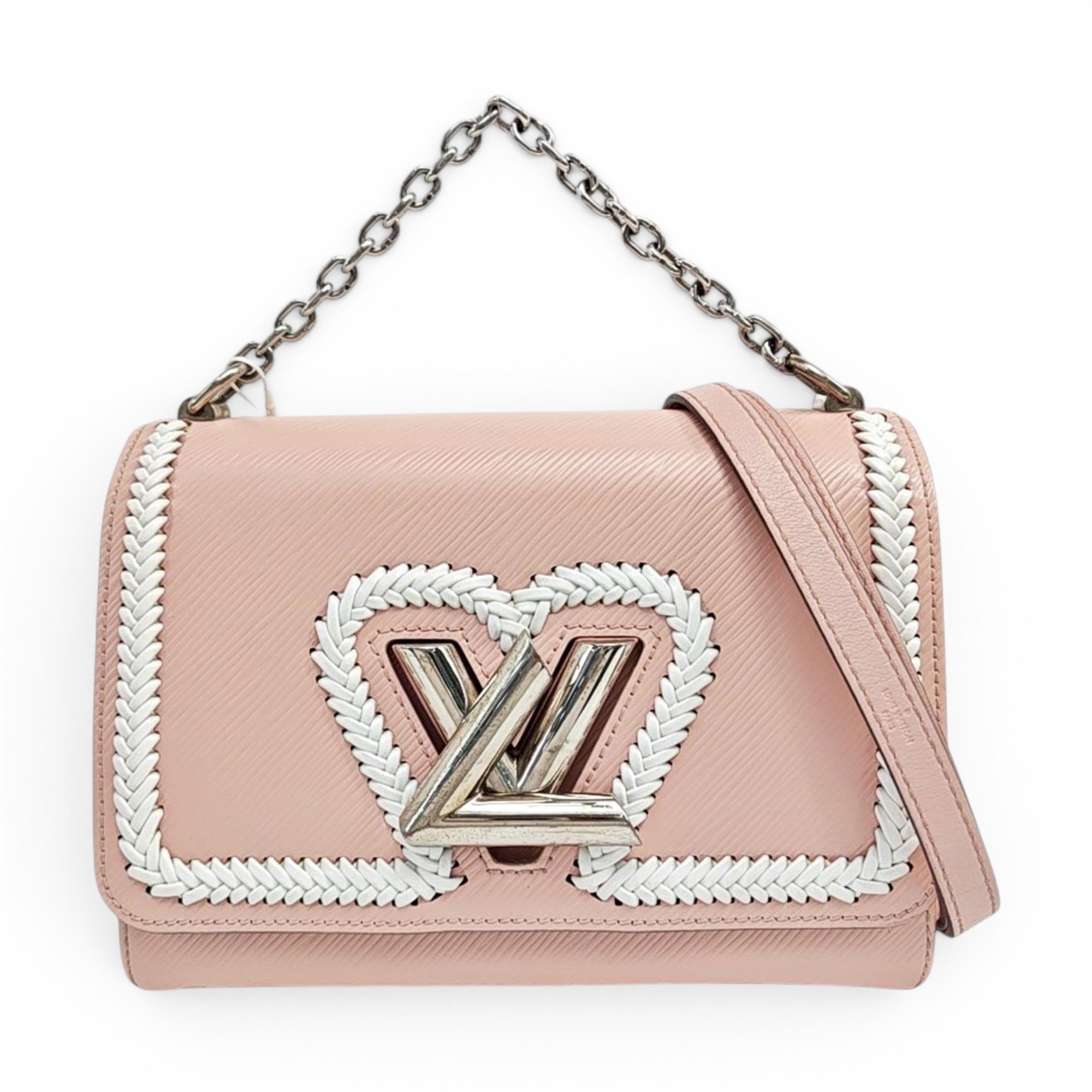 Twist leather crossbody bag