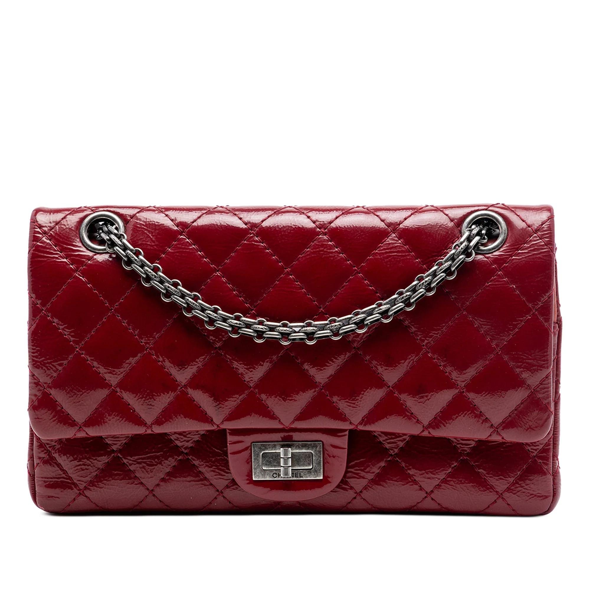 2.55 patent leather handbag