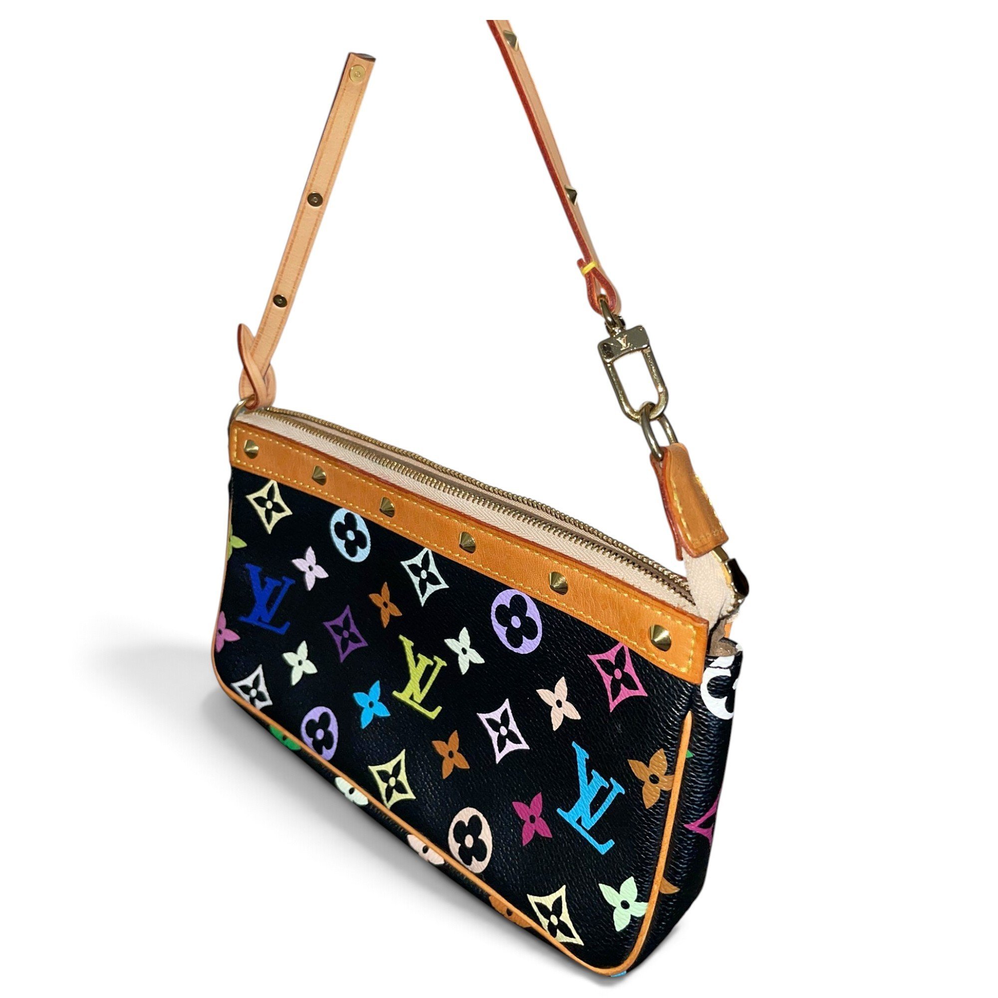 Pochette Accessoire leather handbag