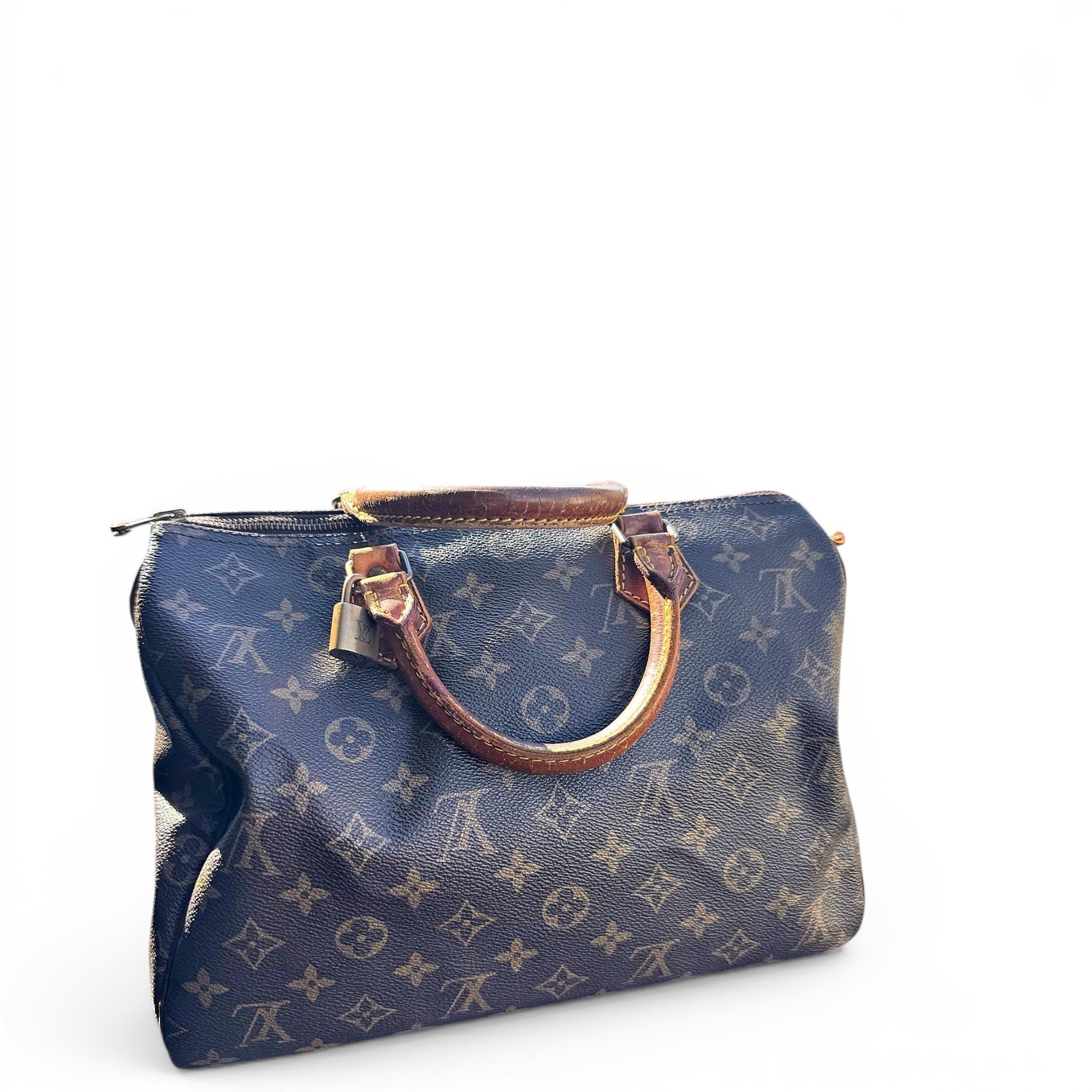 Speedy leather handbag