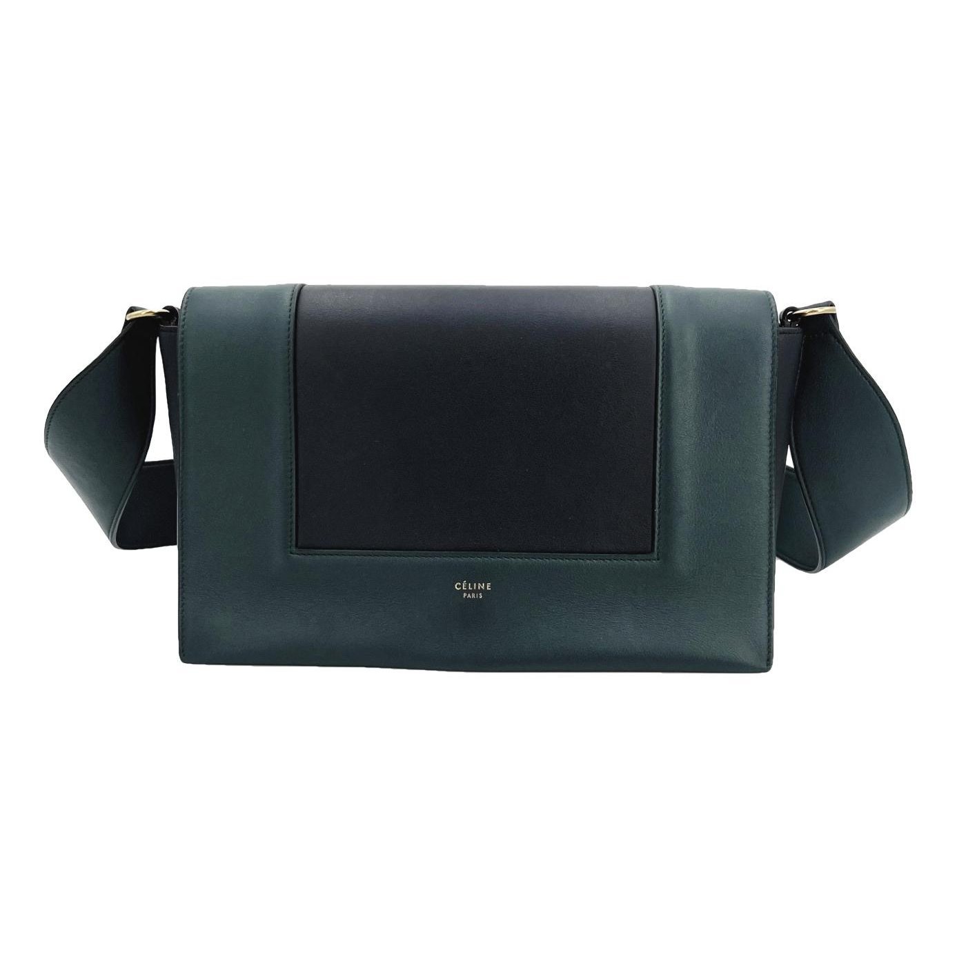 Frame leather crossbody bag