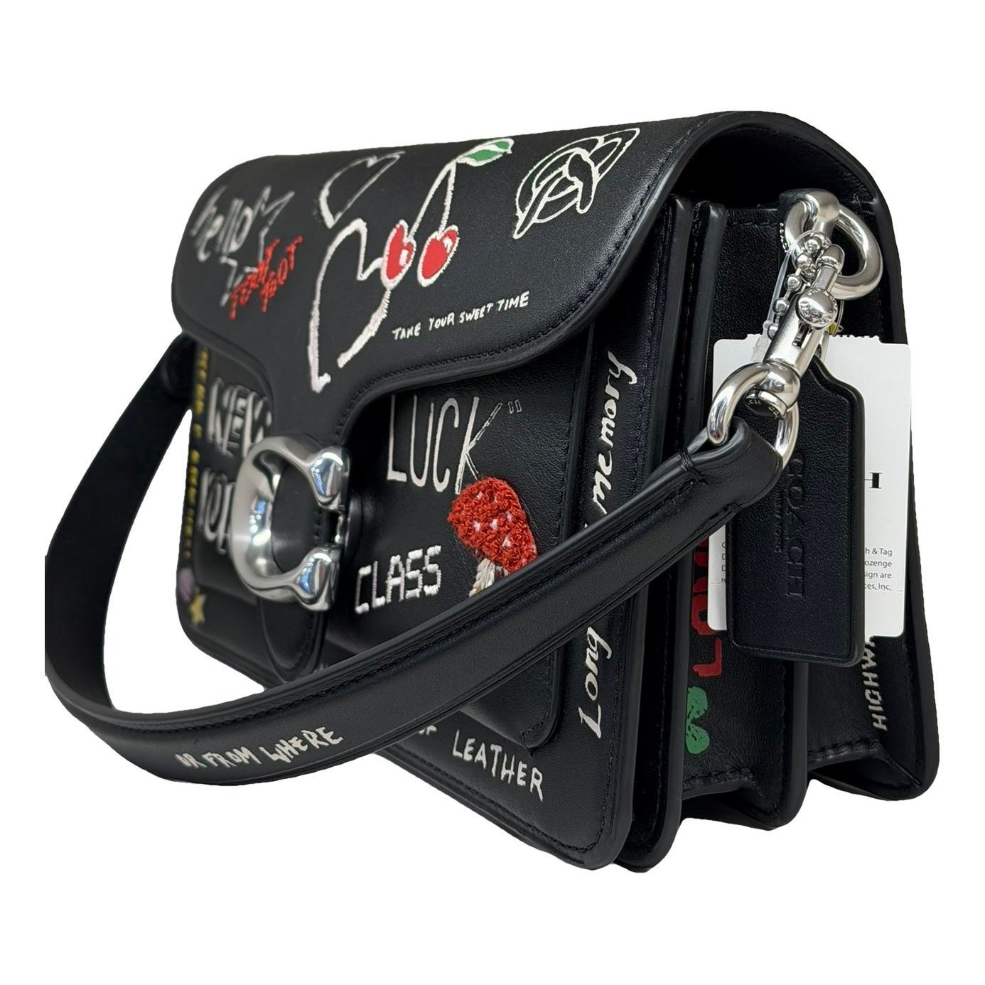 Leather crossbody bag