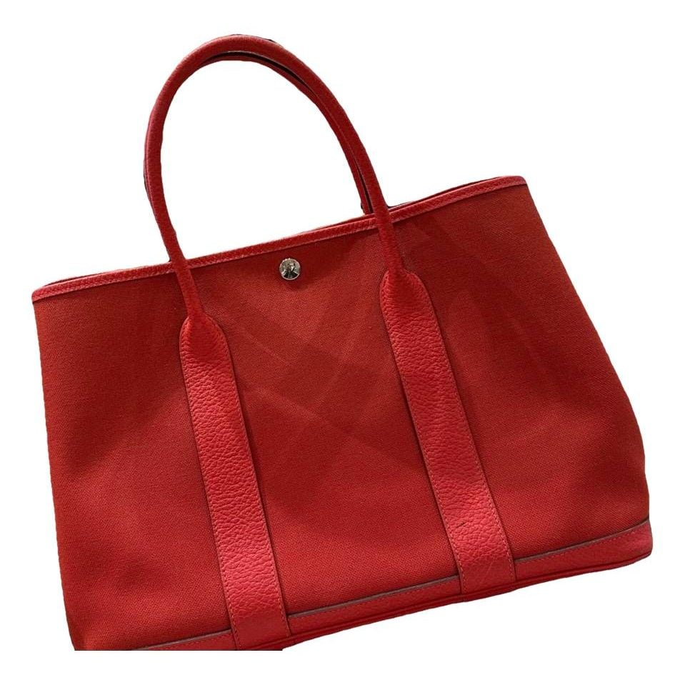 Garden Party leather handbag