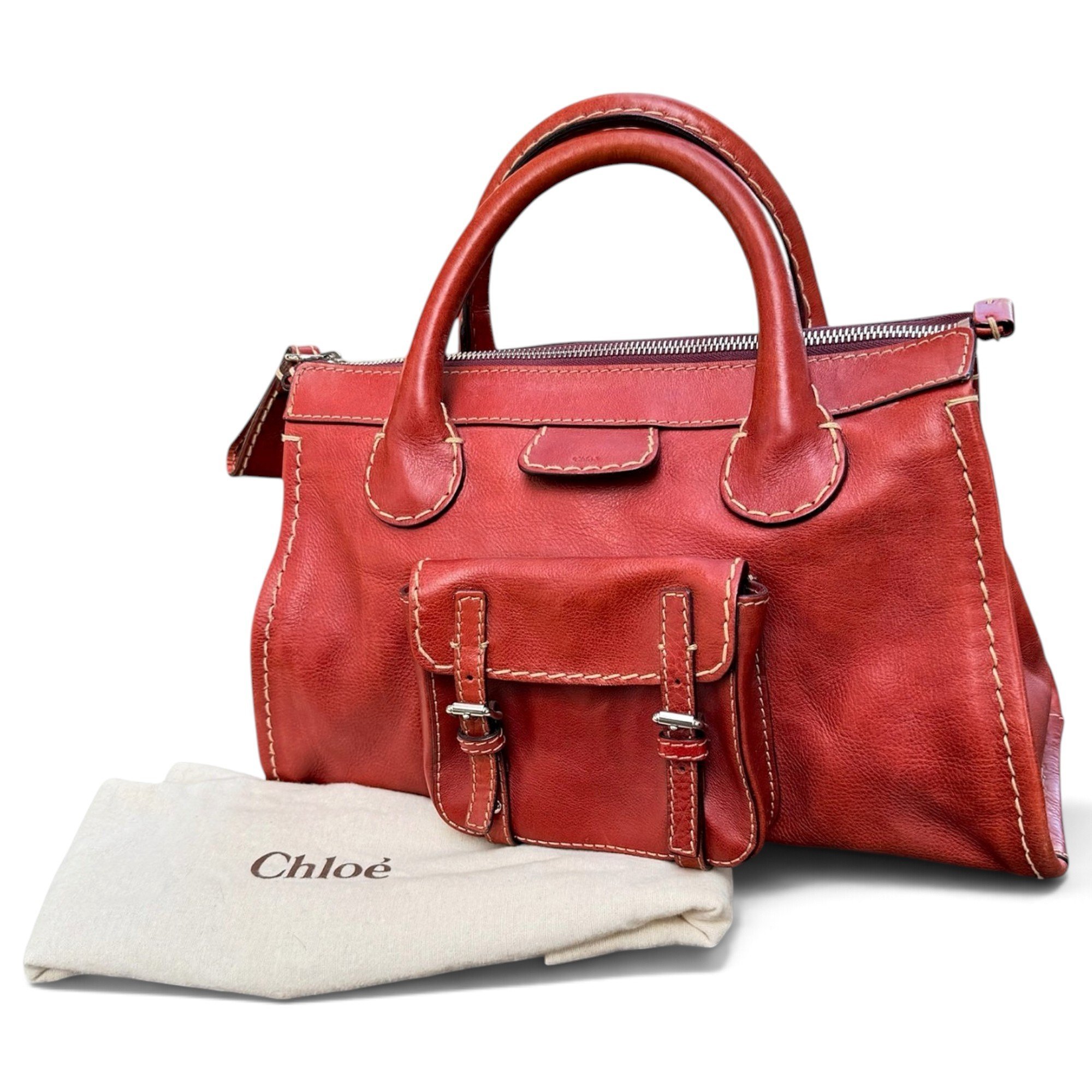 Edith leather handbag