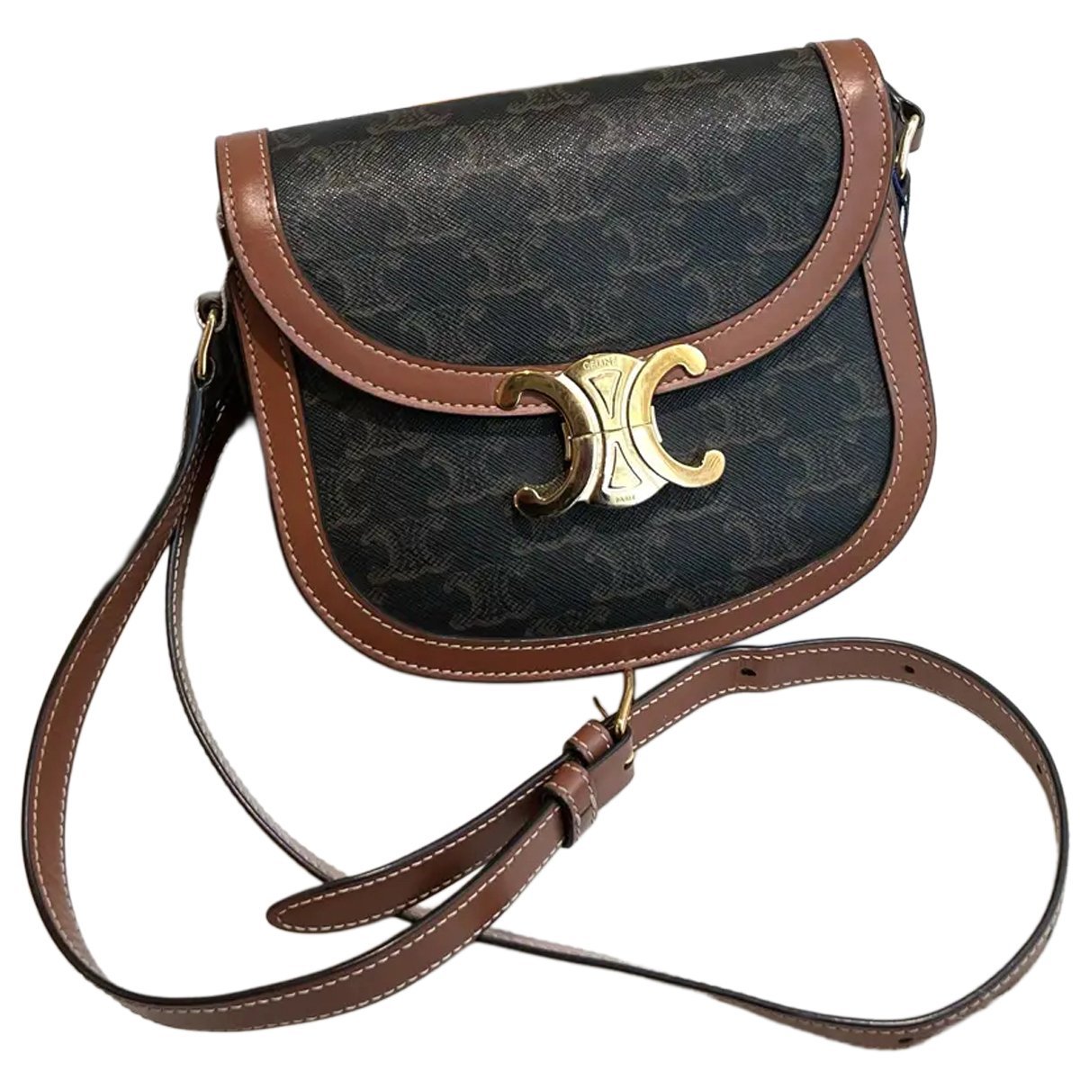 Vinyl crossbody bag