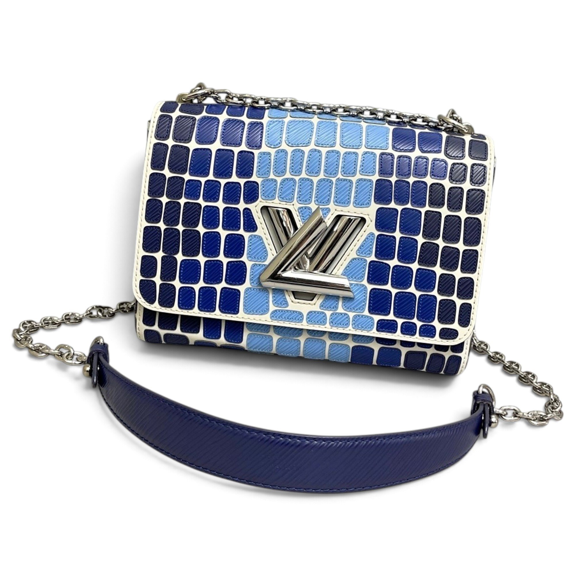 Twist leather handbag
