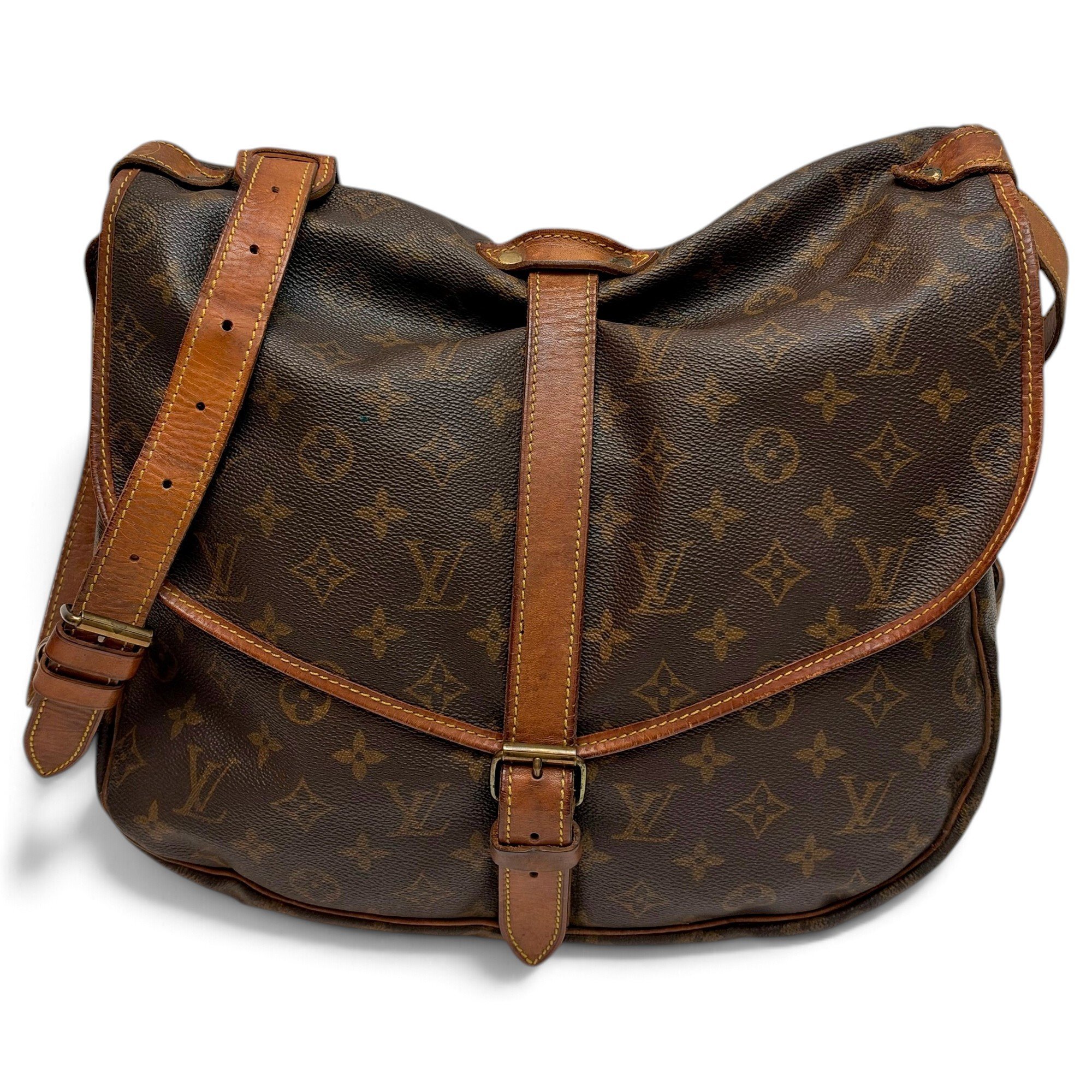 Saumur leather crossbody bag