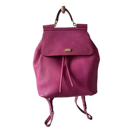 Dolce & Gabbana Sicily leather backpack
