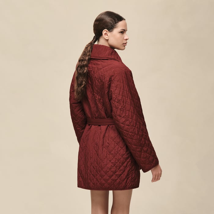Rouge Carmin Reversible Coat