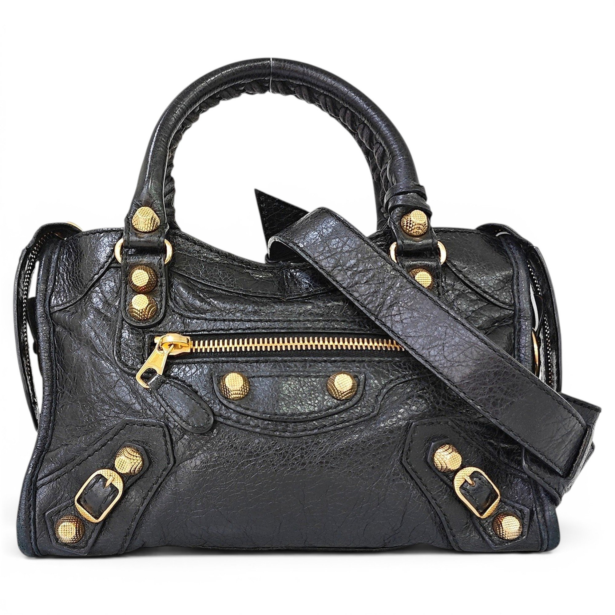 Leather handbag