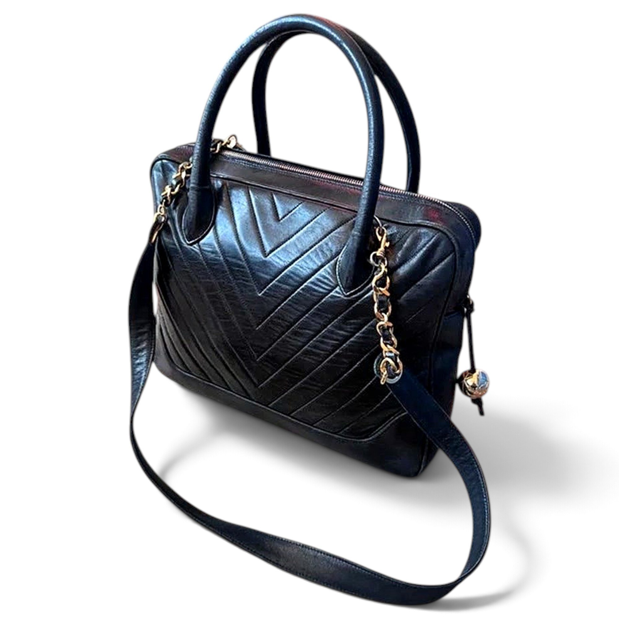 Leather handbag