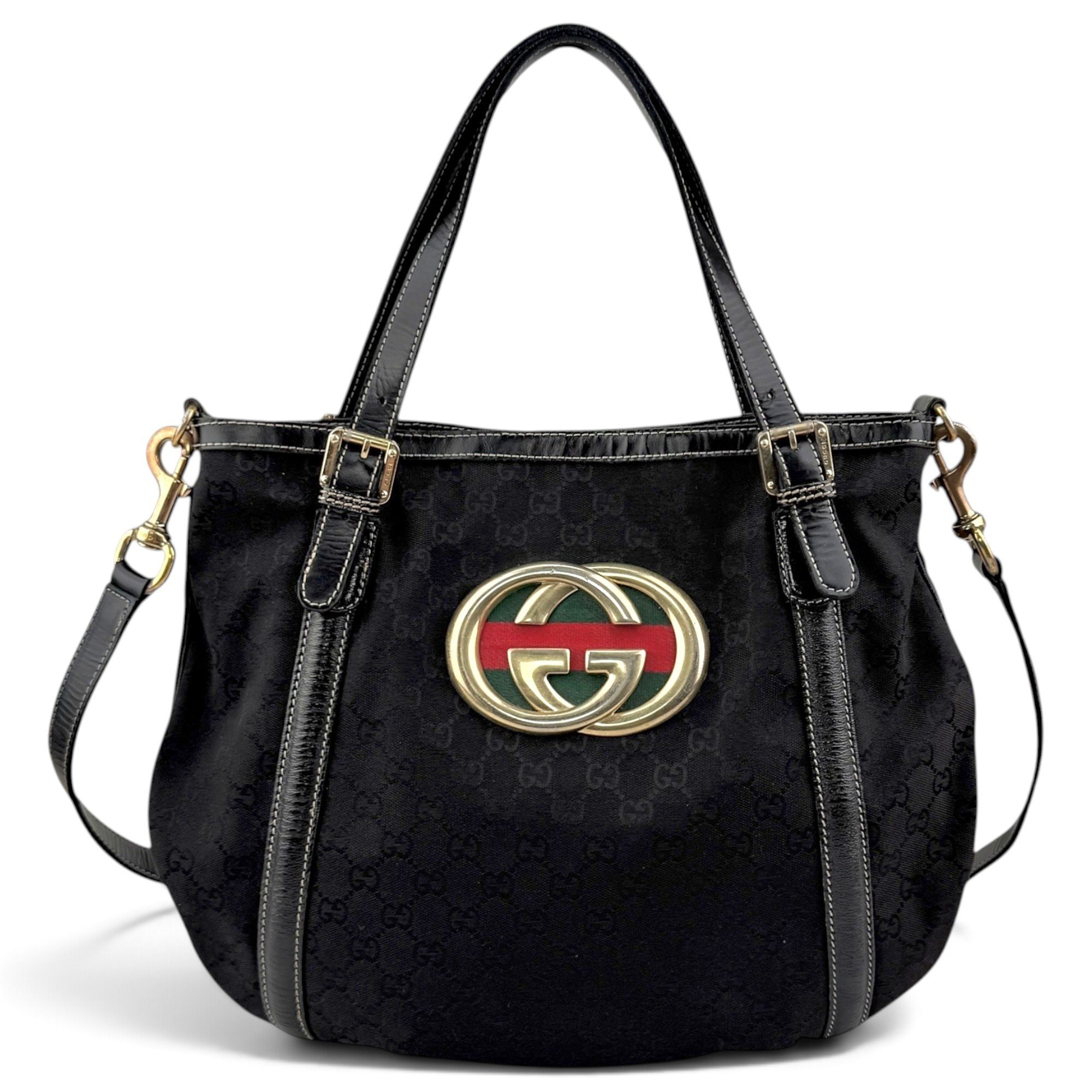 Ophidia Top Handle cloth handbag