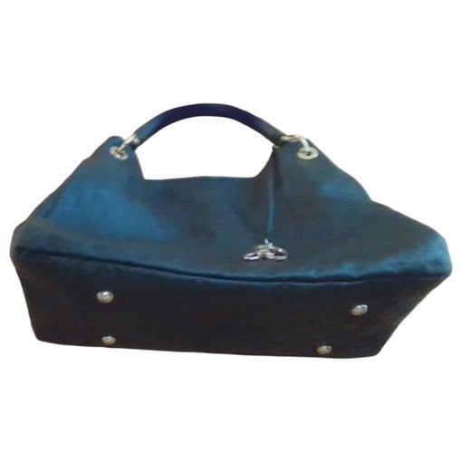 Artsy leather handbag