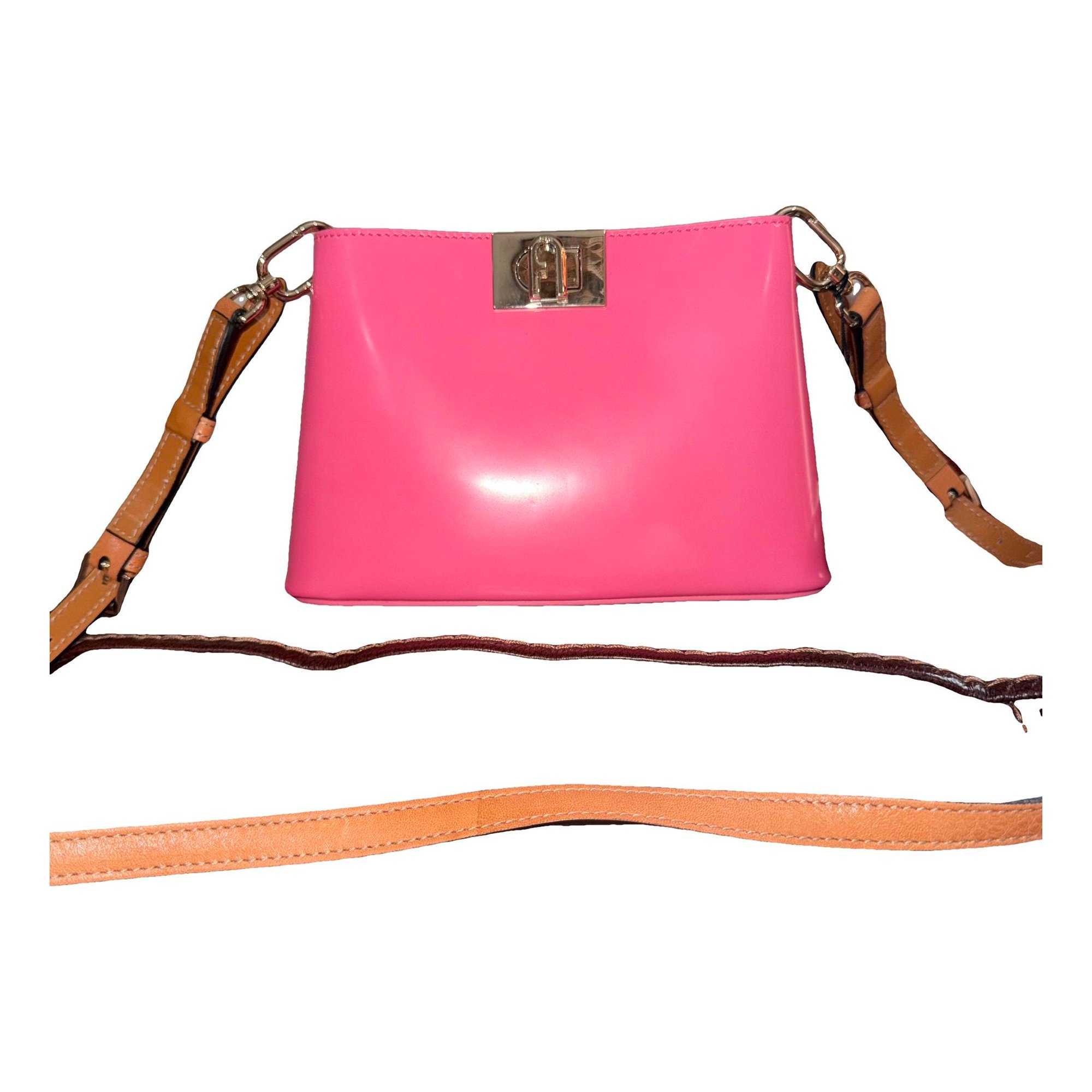 Patent leather crossbody bag