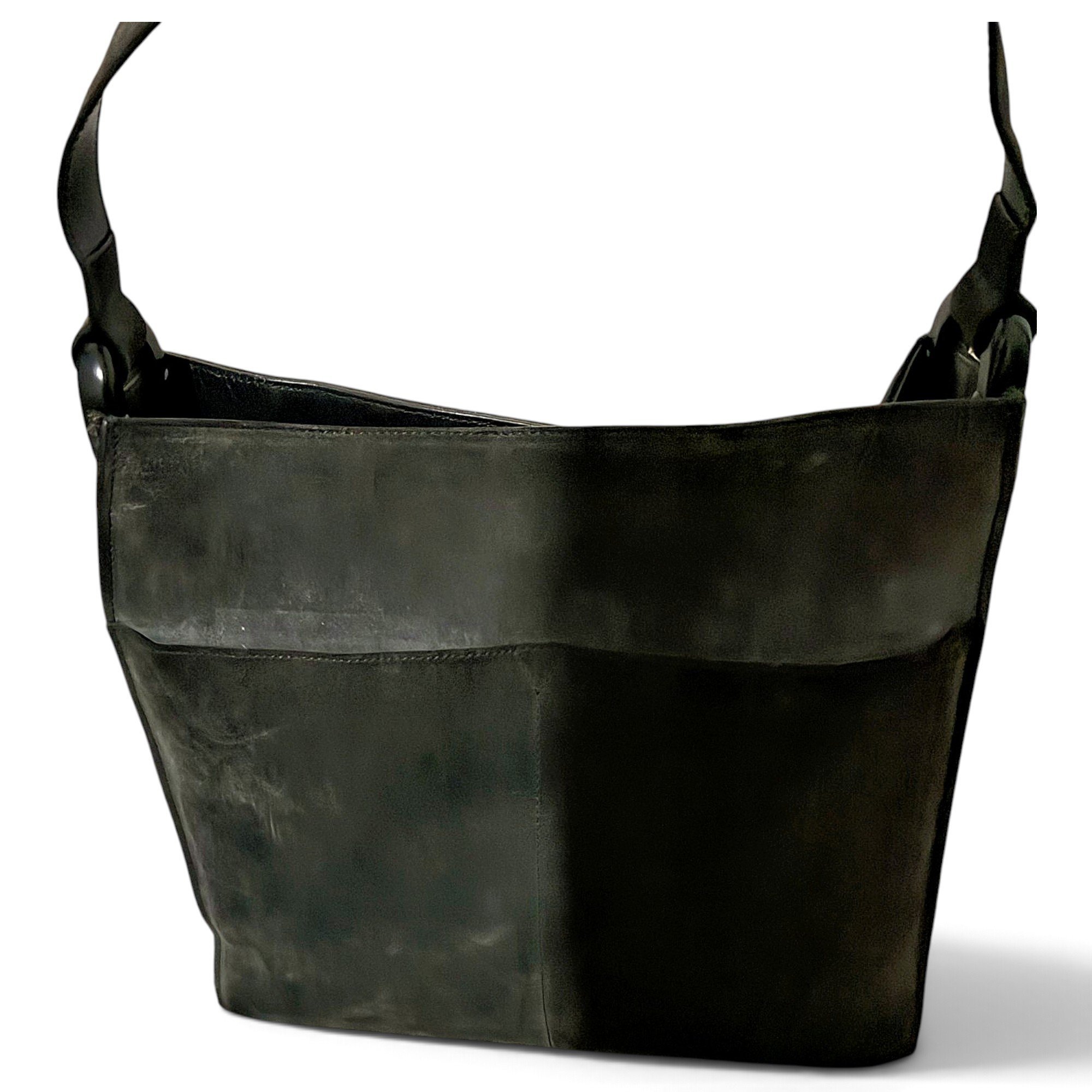 Vintage Bamboo leather handbag