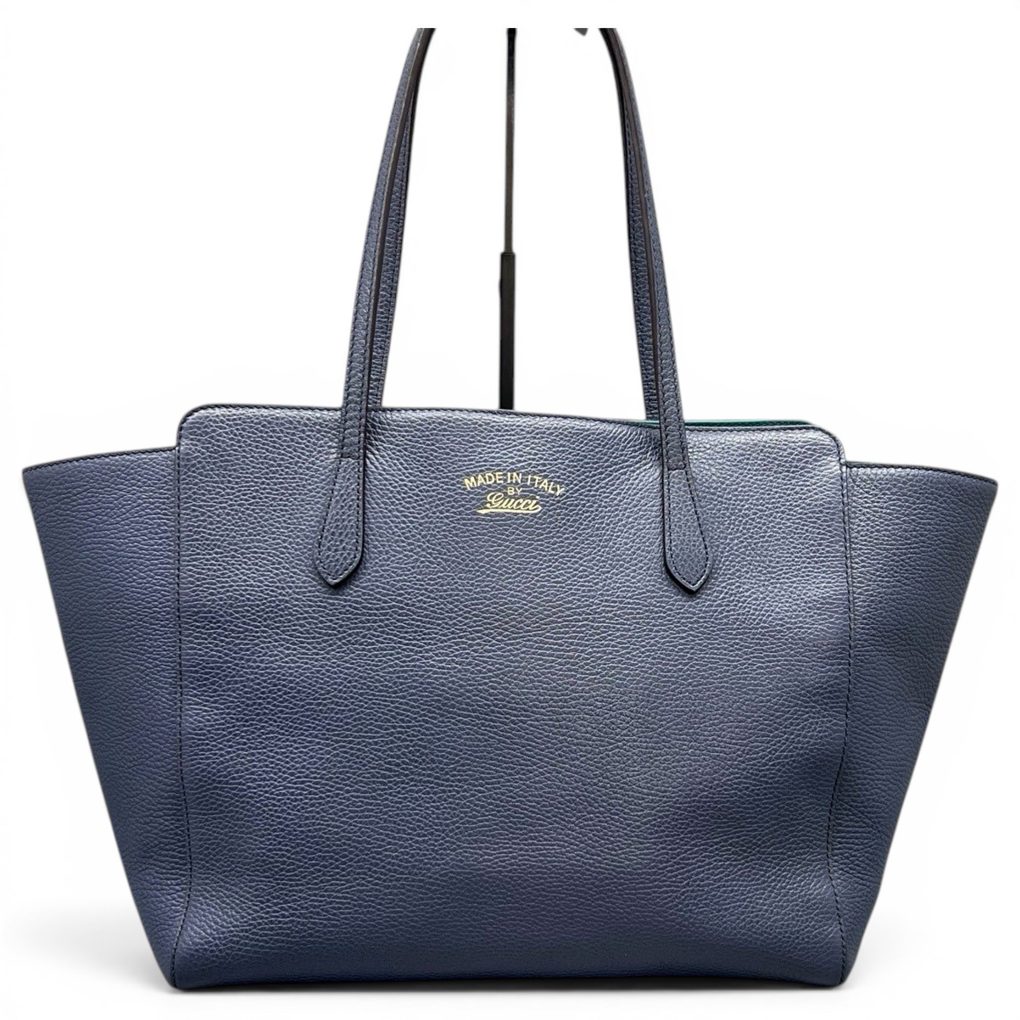 Swing leather handbag
