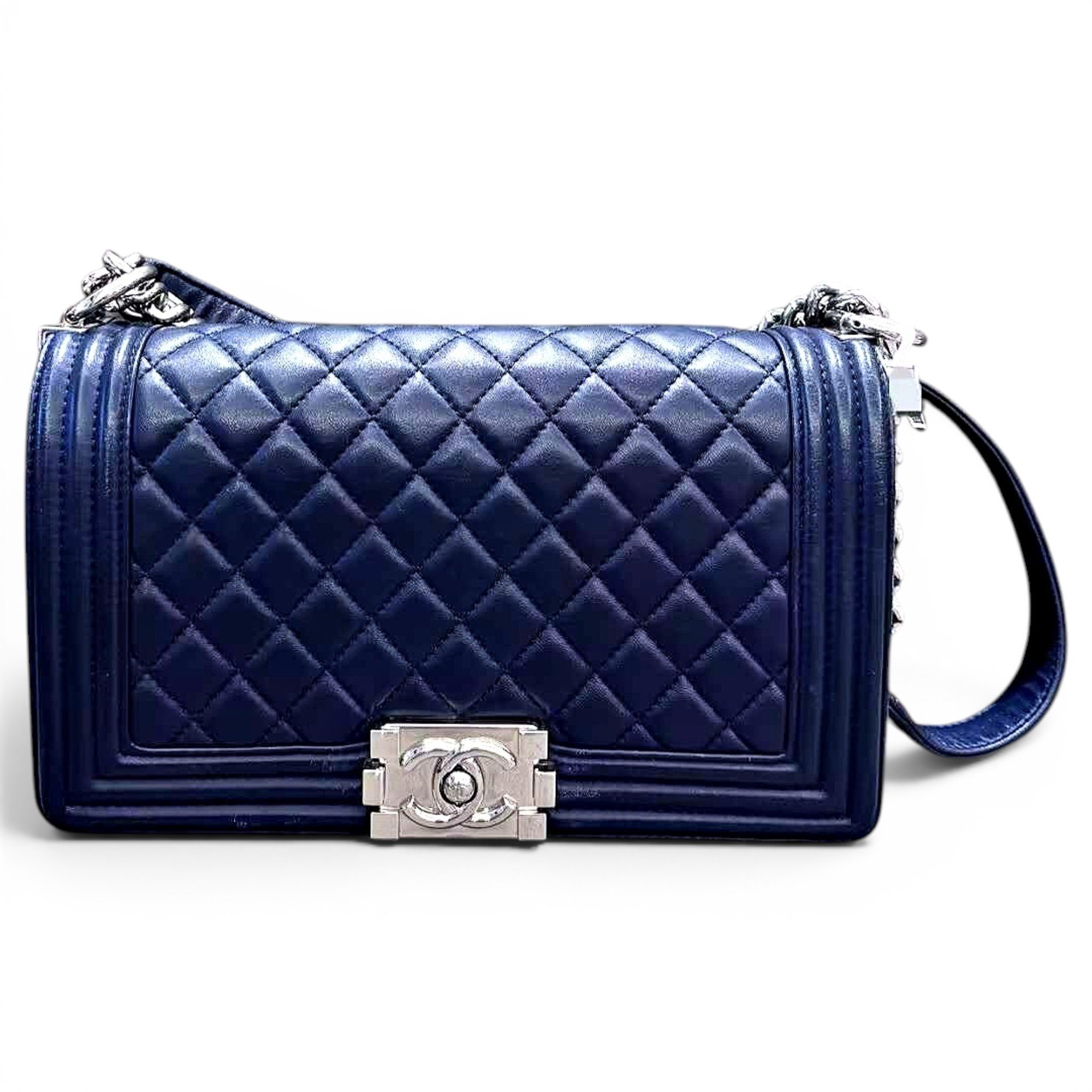 Boy leather crossbody bag