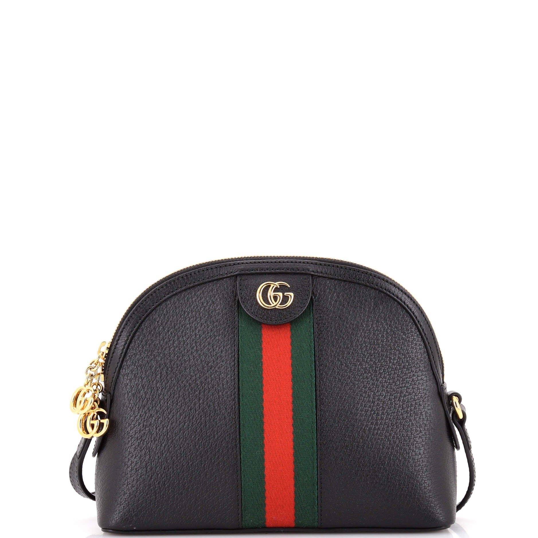 Gucci Ophidia Dome Shoulder Bag Leather Small