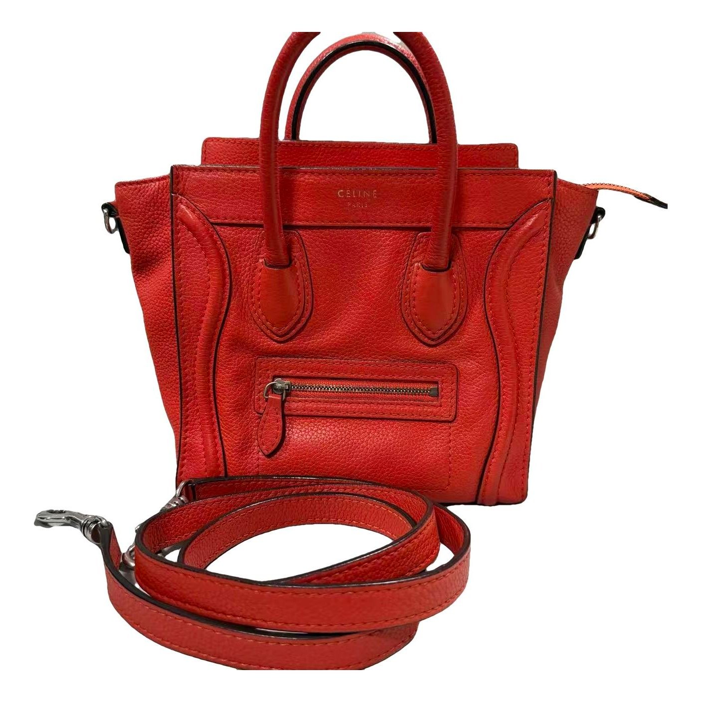 Nano Luggage leather handbag