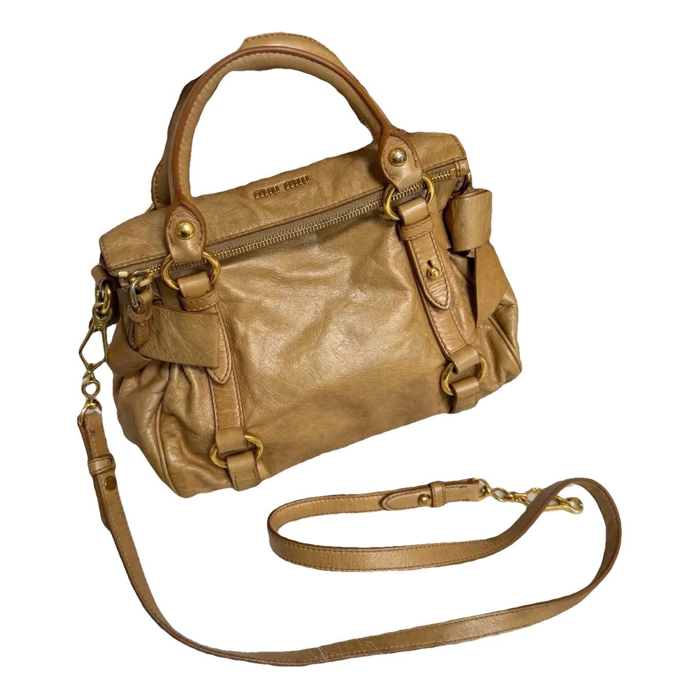 Bow bag leather crossbody bag