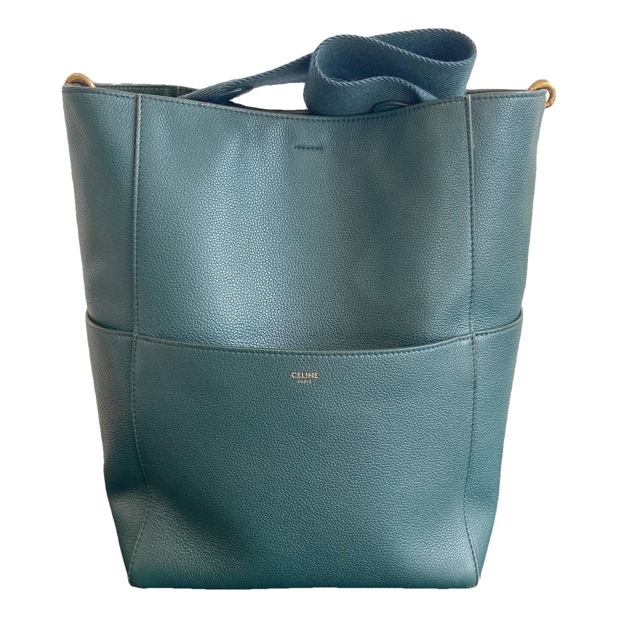 Seau Sangle leather handbag
