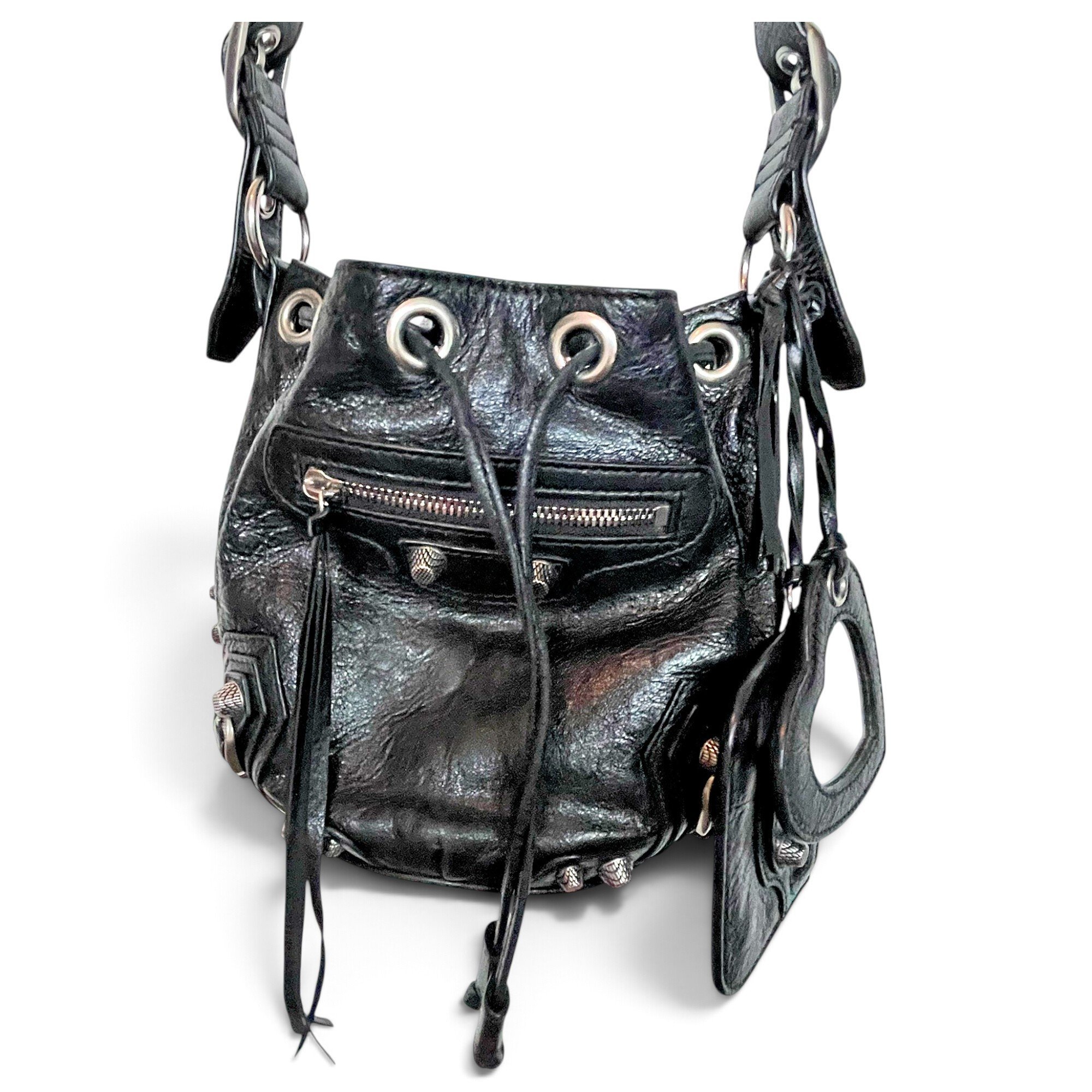 Le Cagole leather crossbody bag