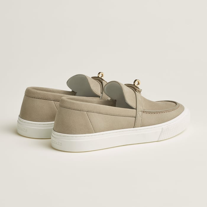 Beige Esquisse Game Slip-on Sneaker