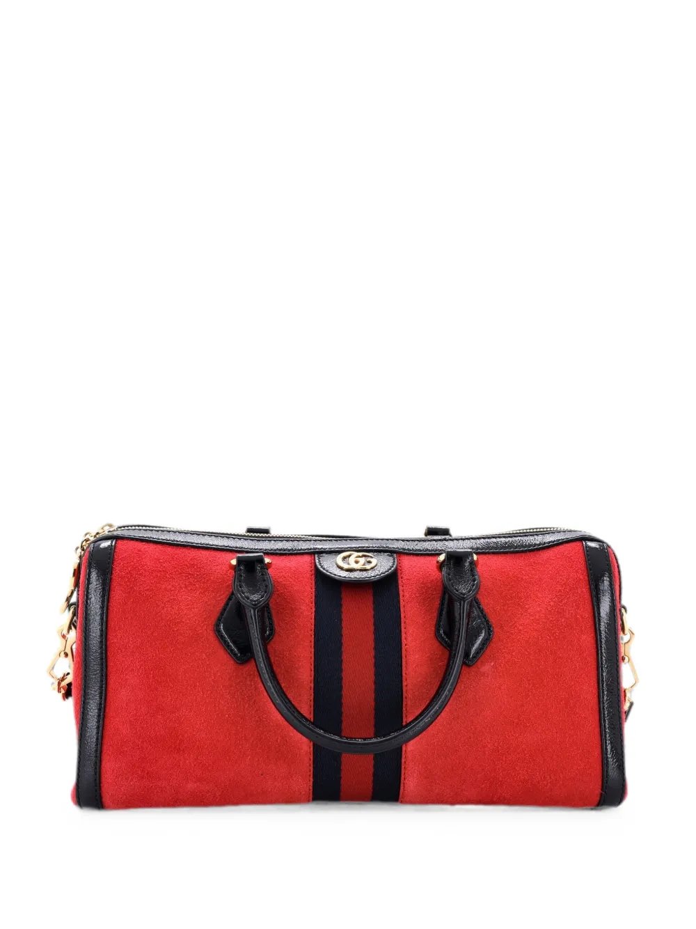Ophidia Boston Bag Suede Medium satchel