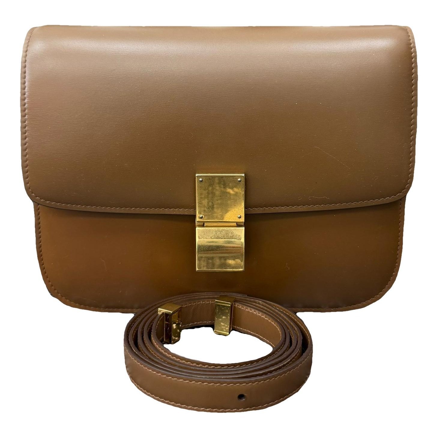 Classic leather handbag