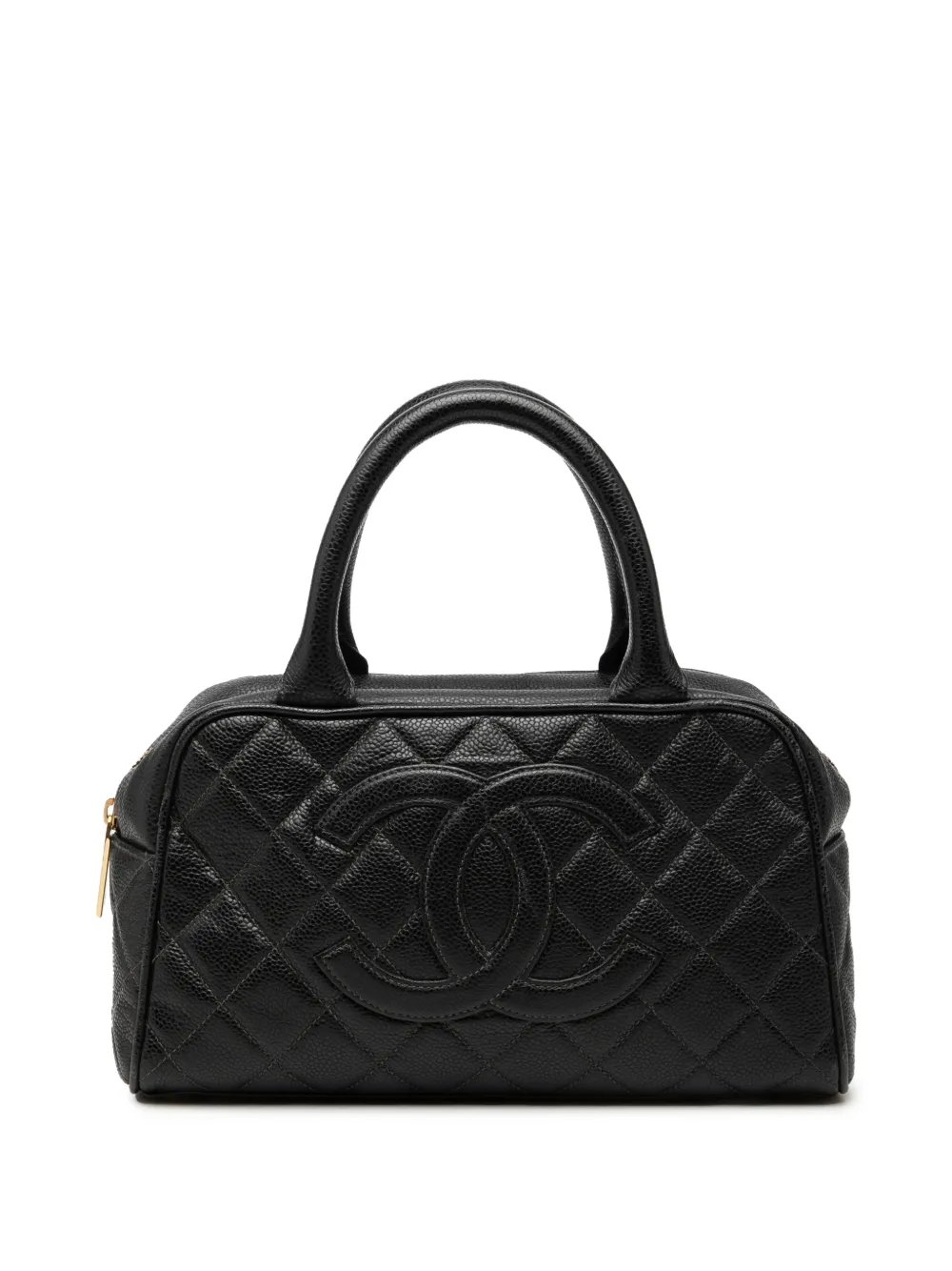 2003-2004 CC Quilted Caviar Bowling Bag handbag