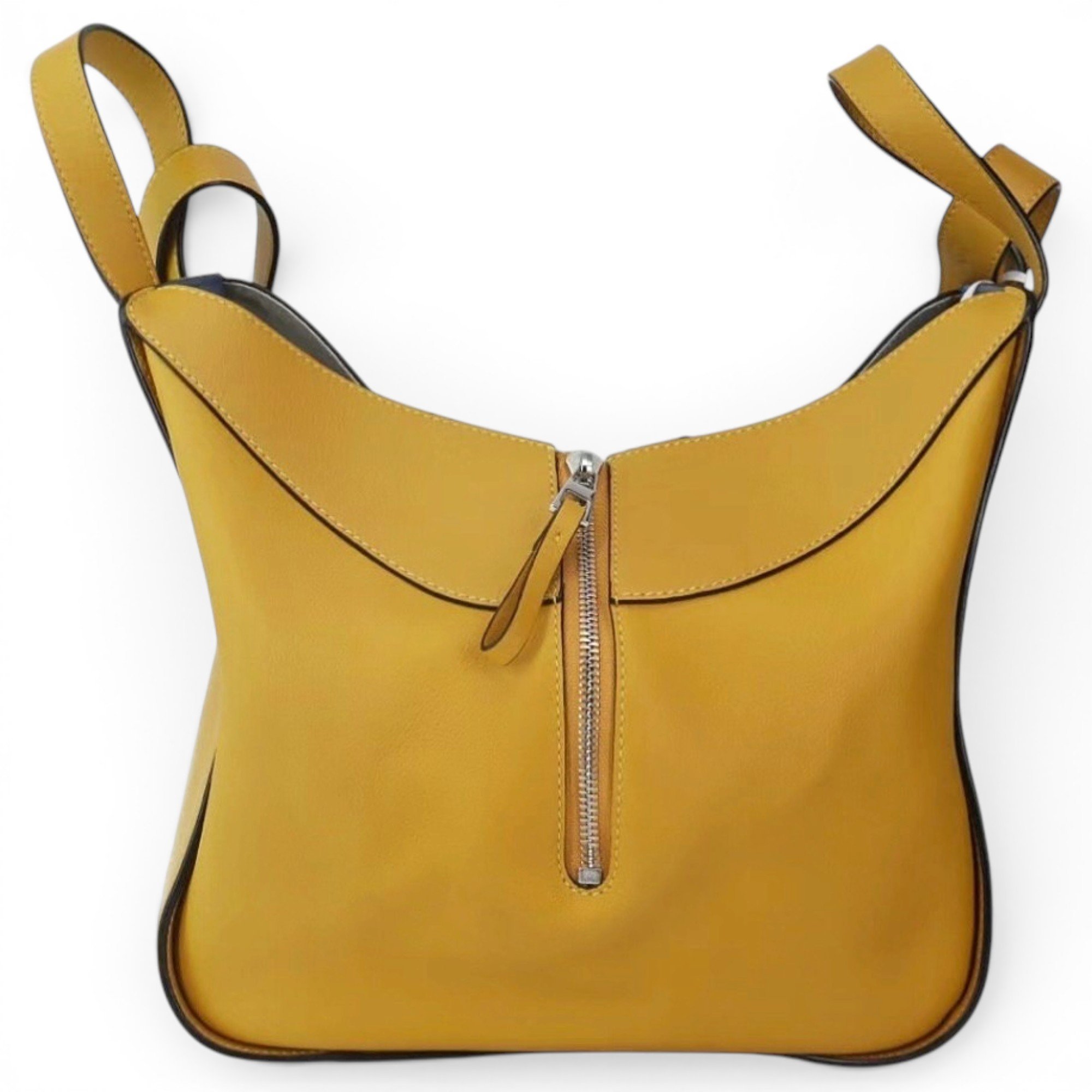 Hammock leather handbag