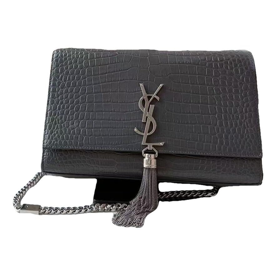 Pompom Kate leather handbag