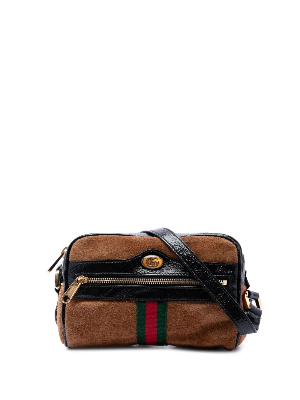 2016-2026 Mini Suede Web Ophidia crossbody bag