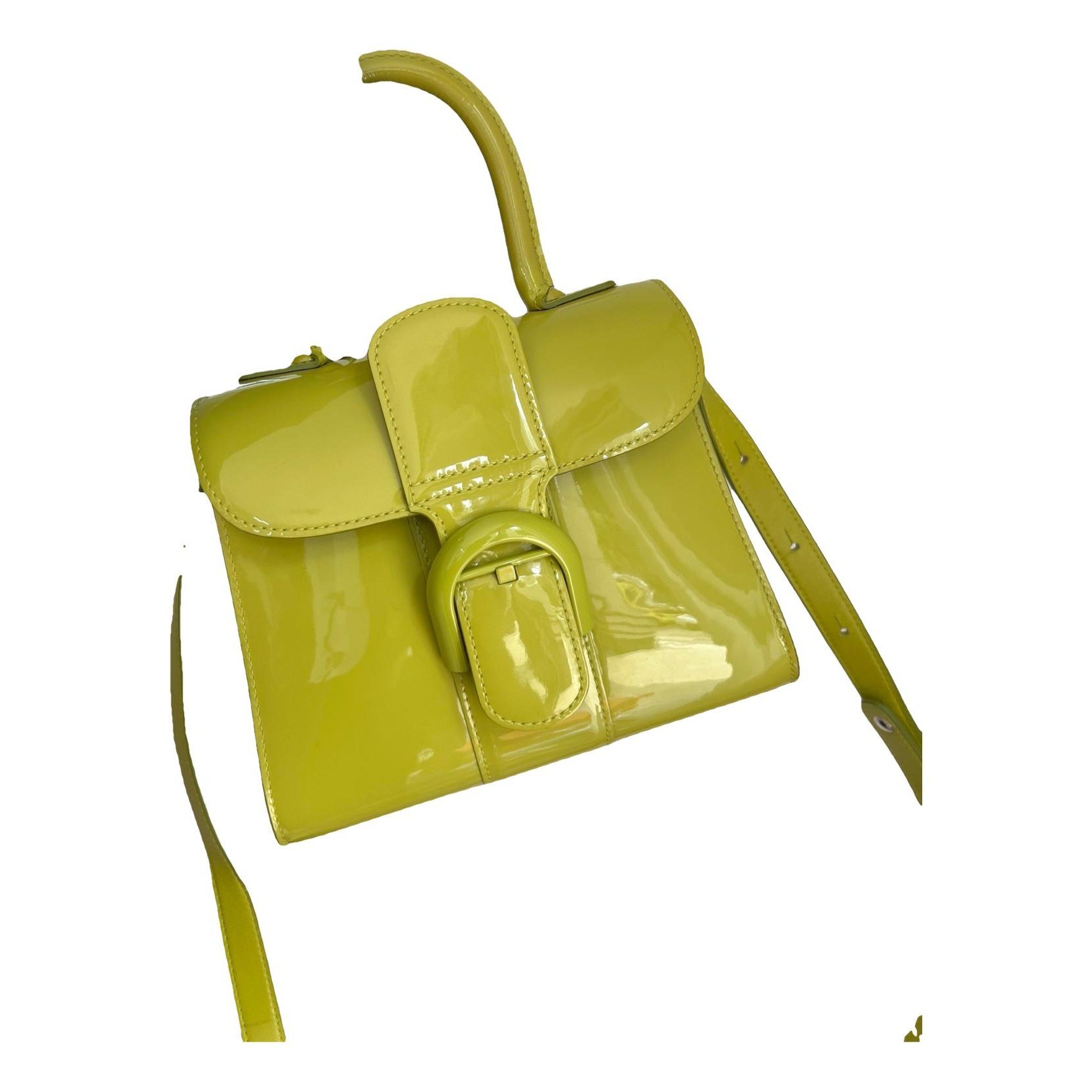 Delvaux Brillant patent leather handbag