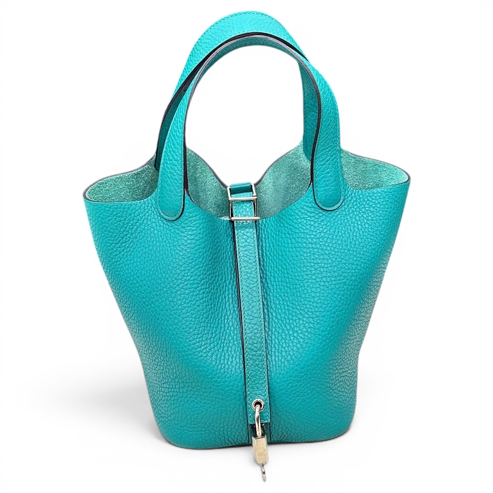 Picotin leather handbag
