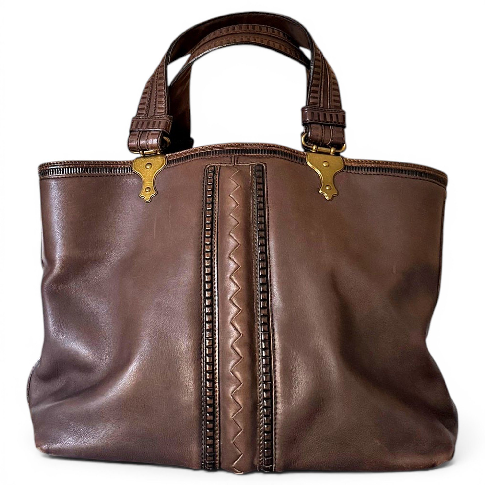 Leather handbag