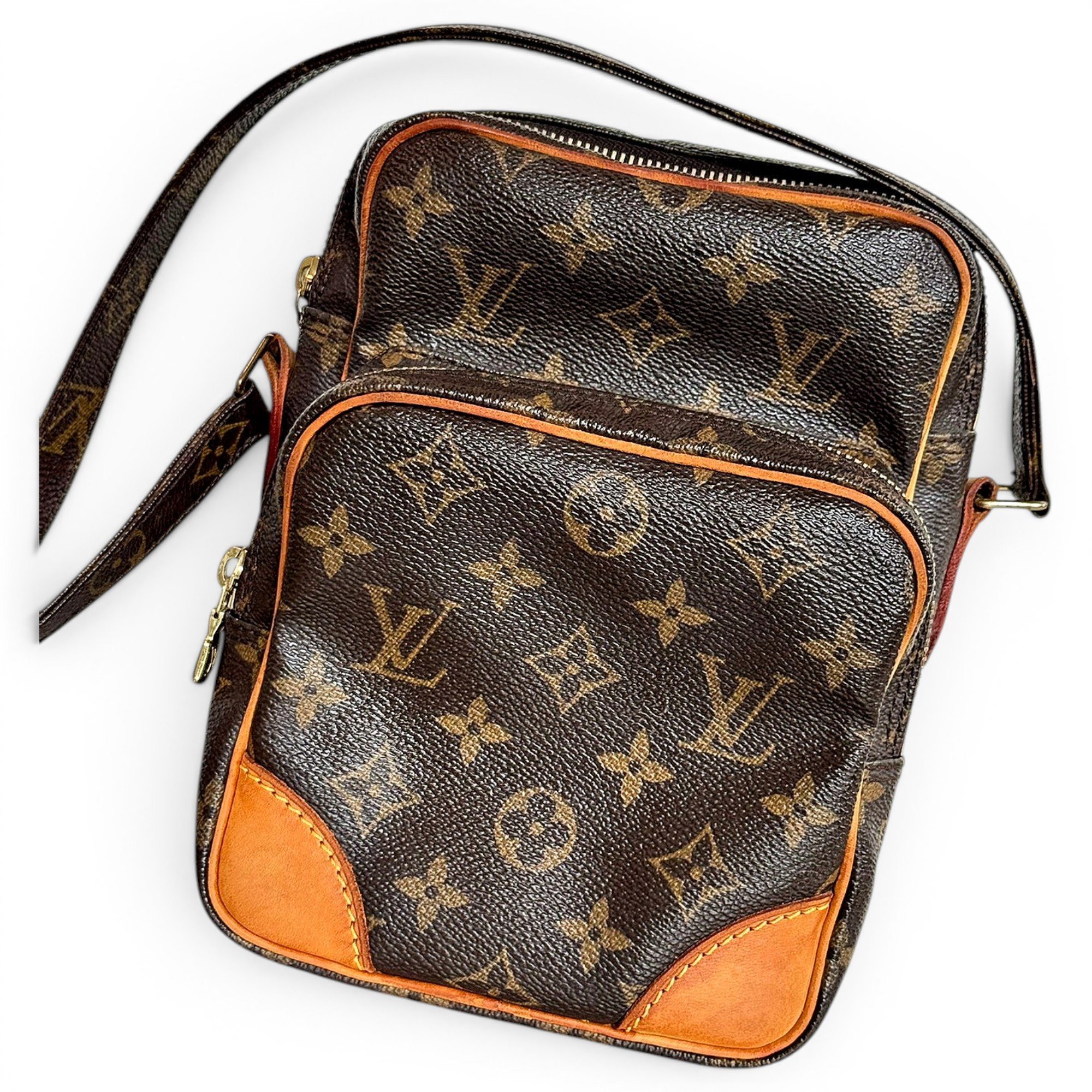 Amazon leather crossbody bag
