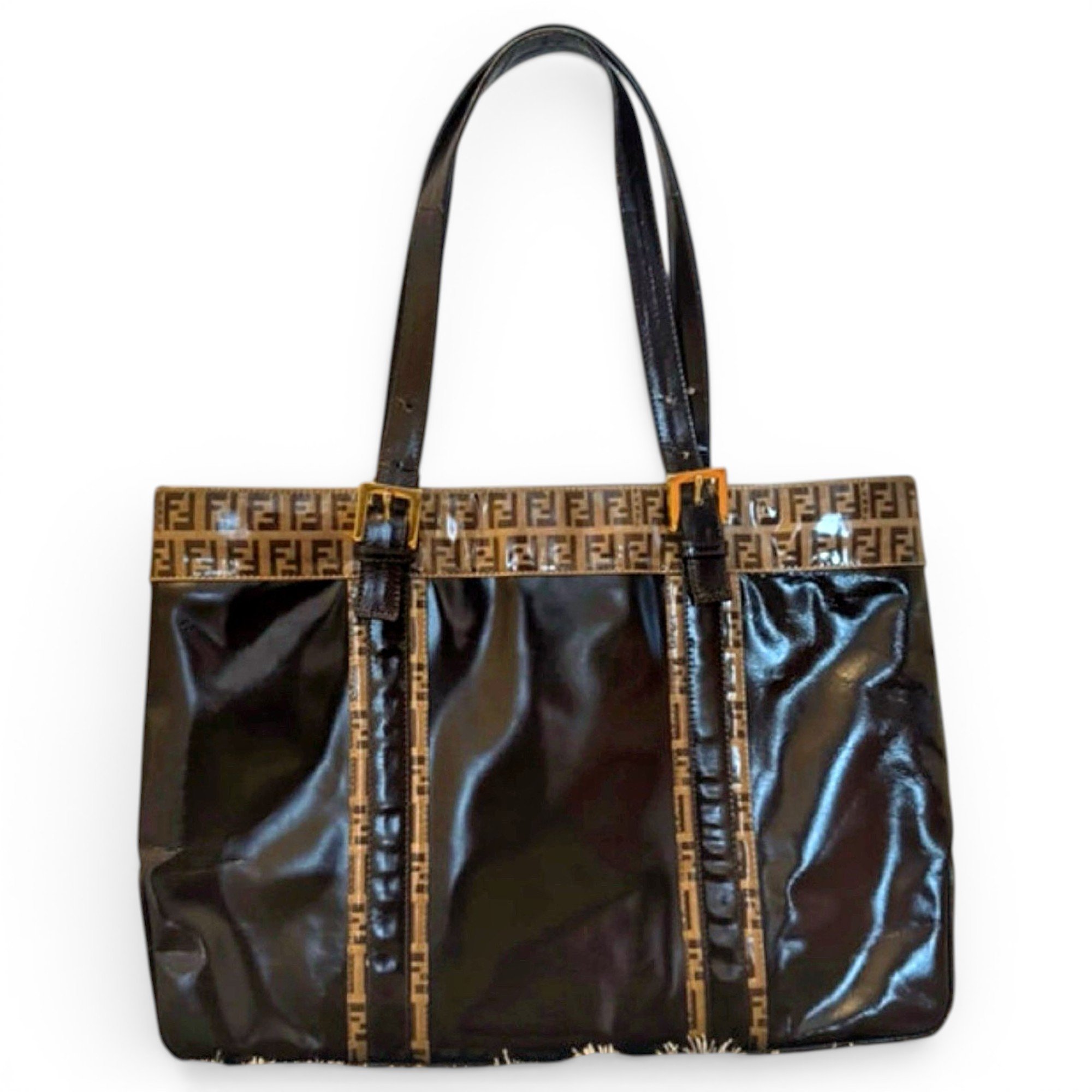 Leather tote