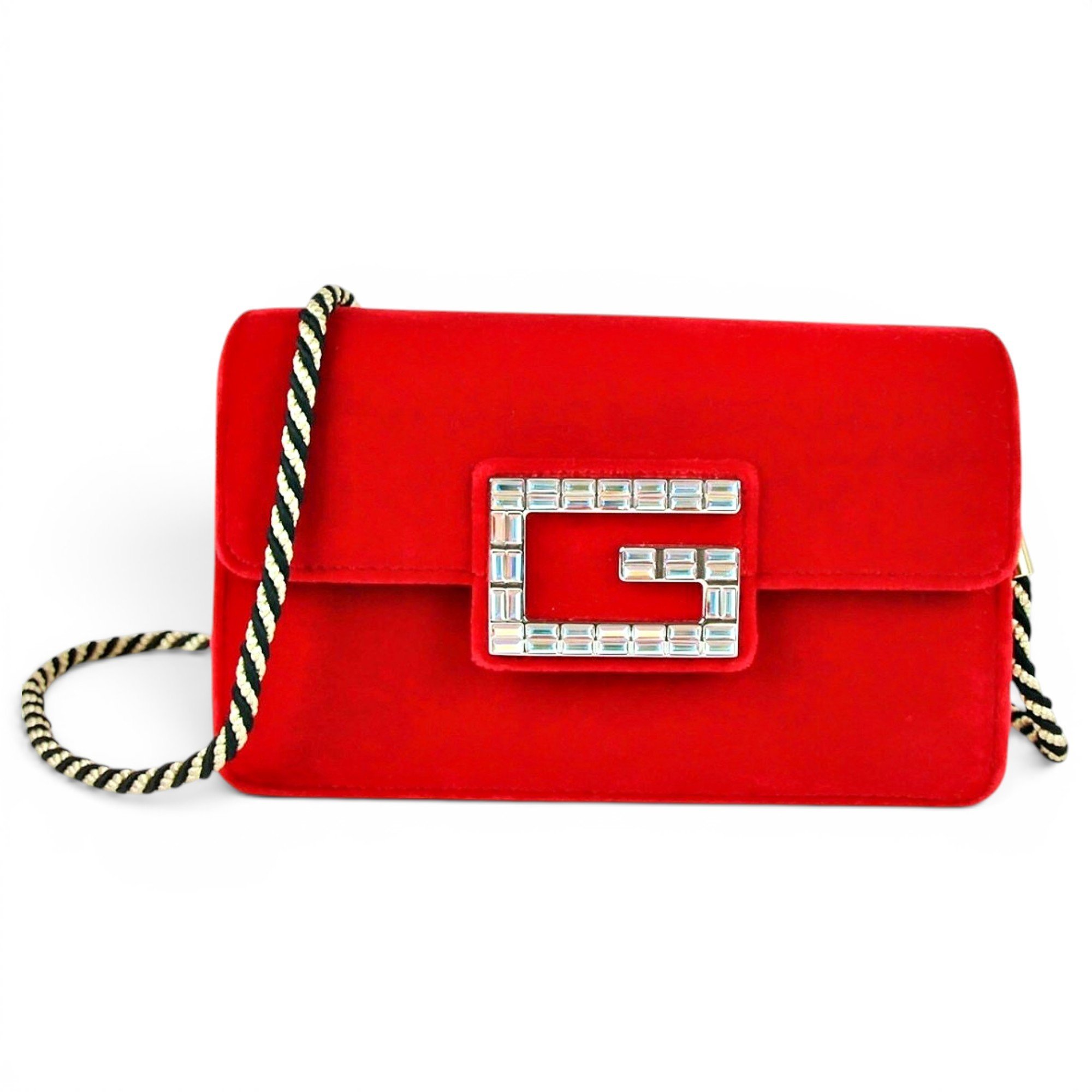 Velvet handbag