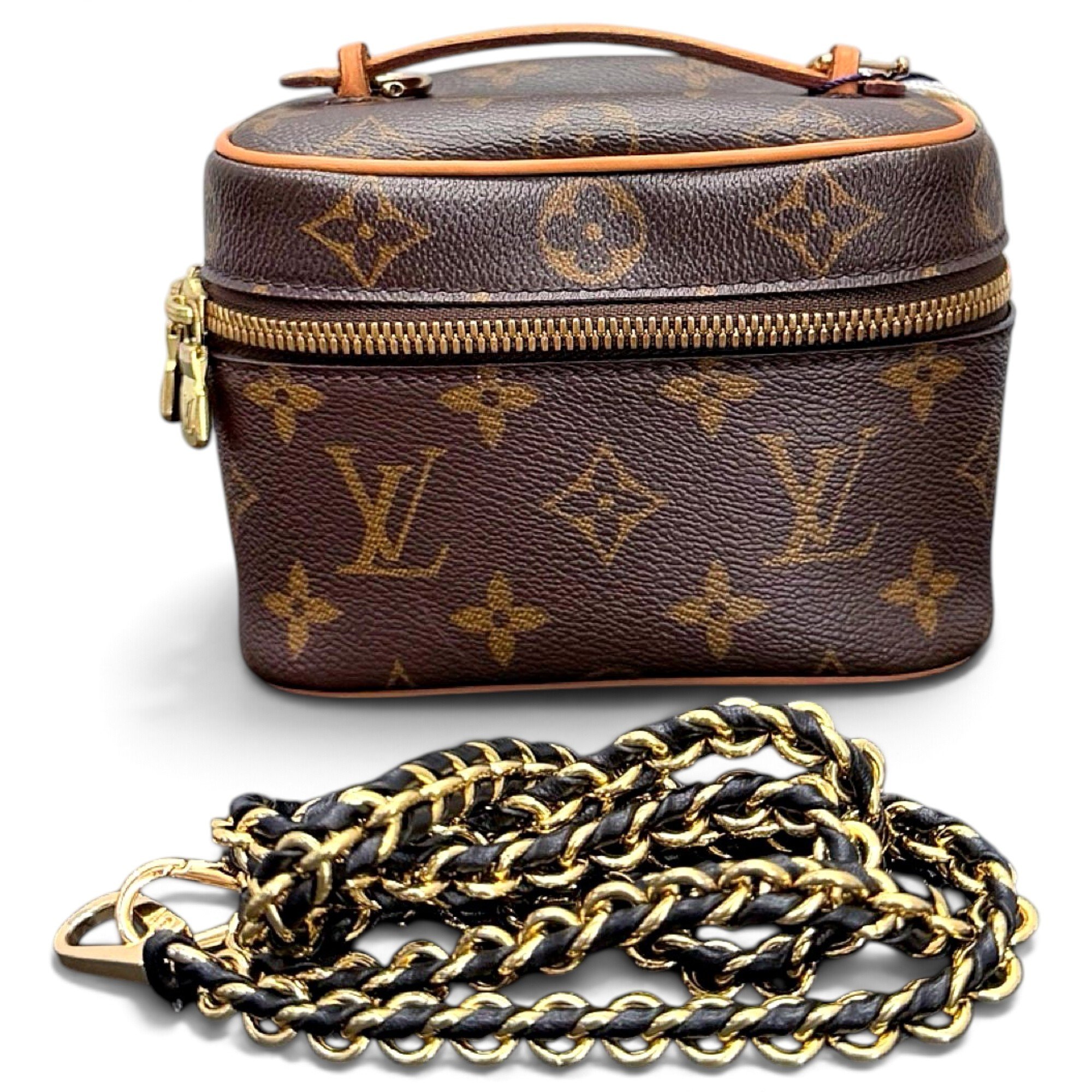 Vanity leather mini bag