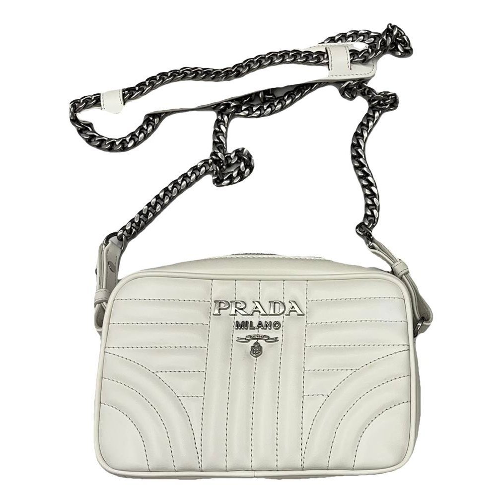 Diagramme leather clutch bag