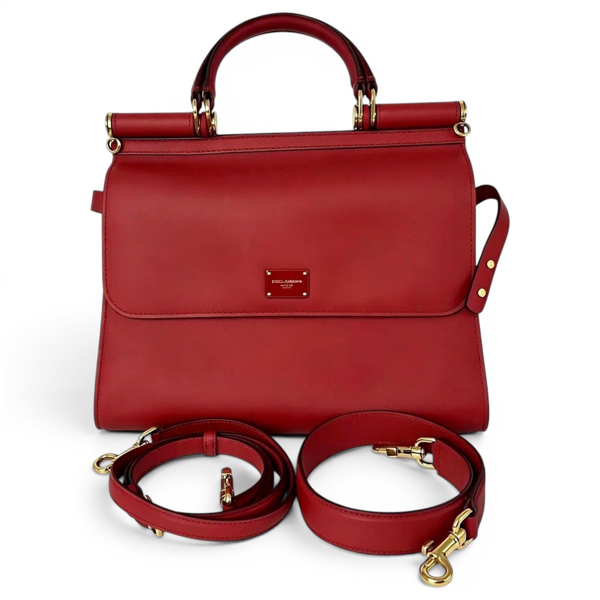 Dolce & Gabbana Sicily leather handbag
