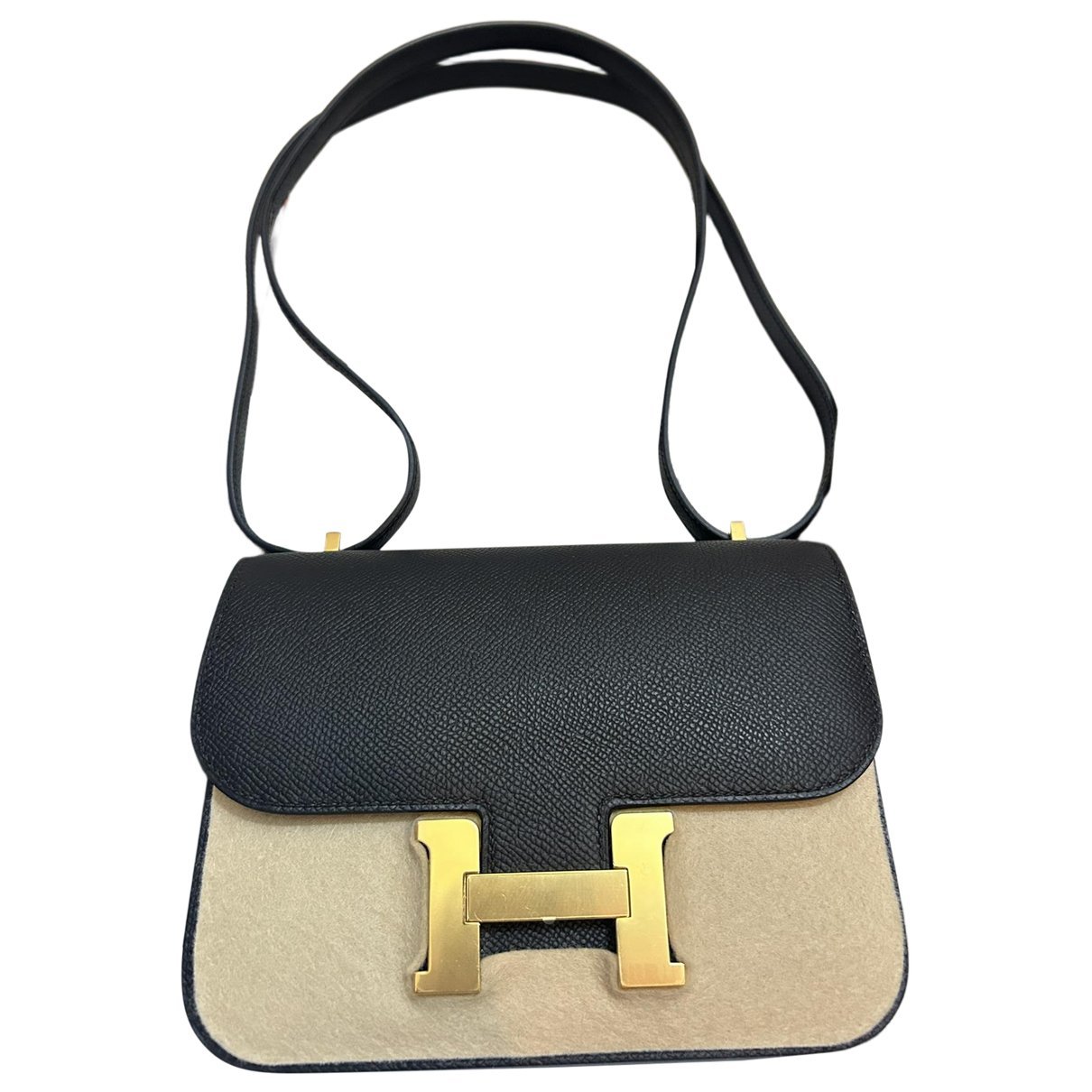Hermes Constance Handbag Black