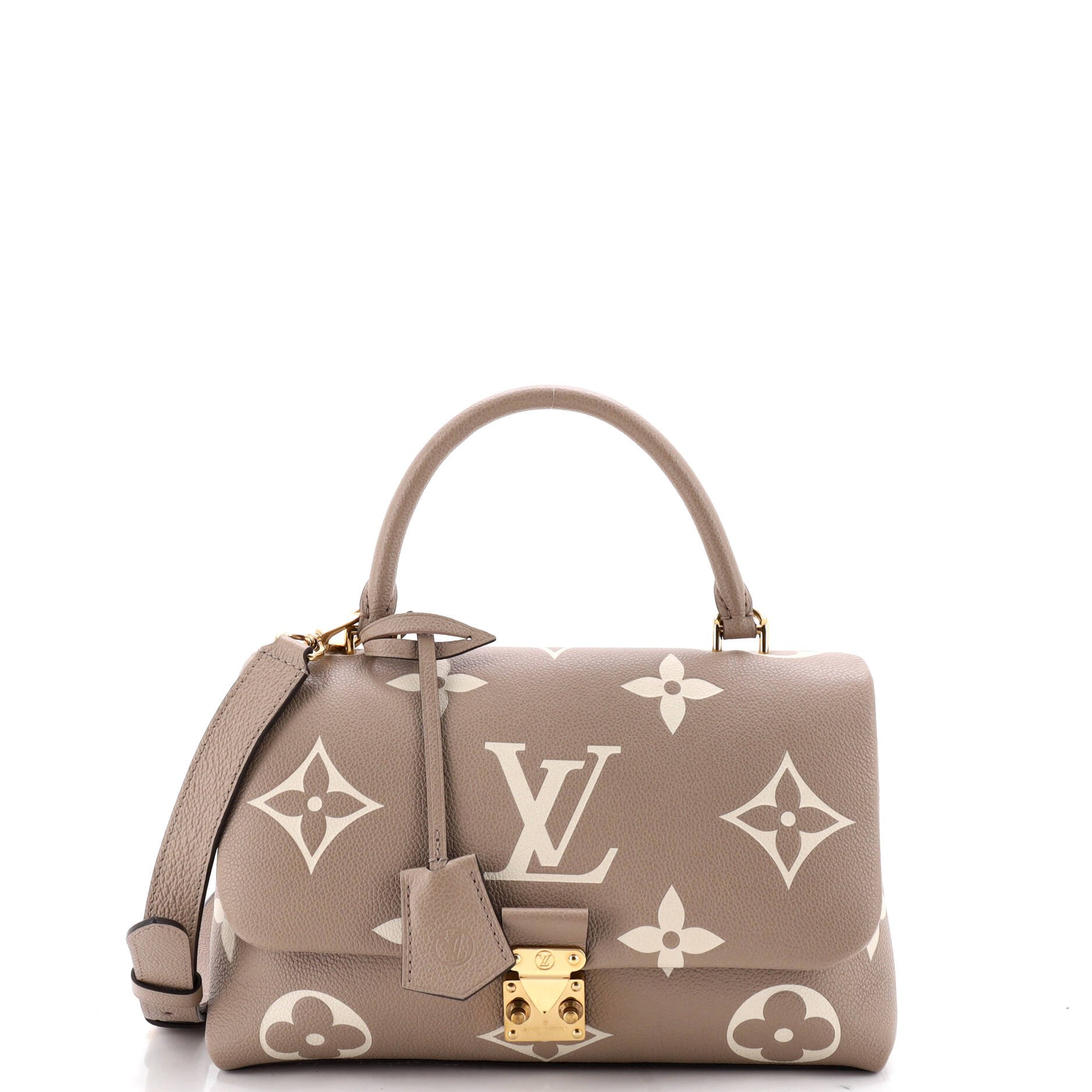 Madeleine Handbag Bicolor Monogram Empreinte Giant MM