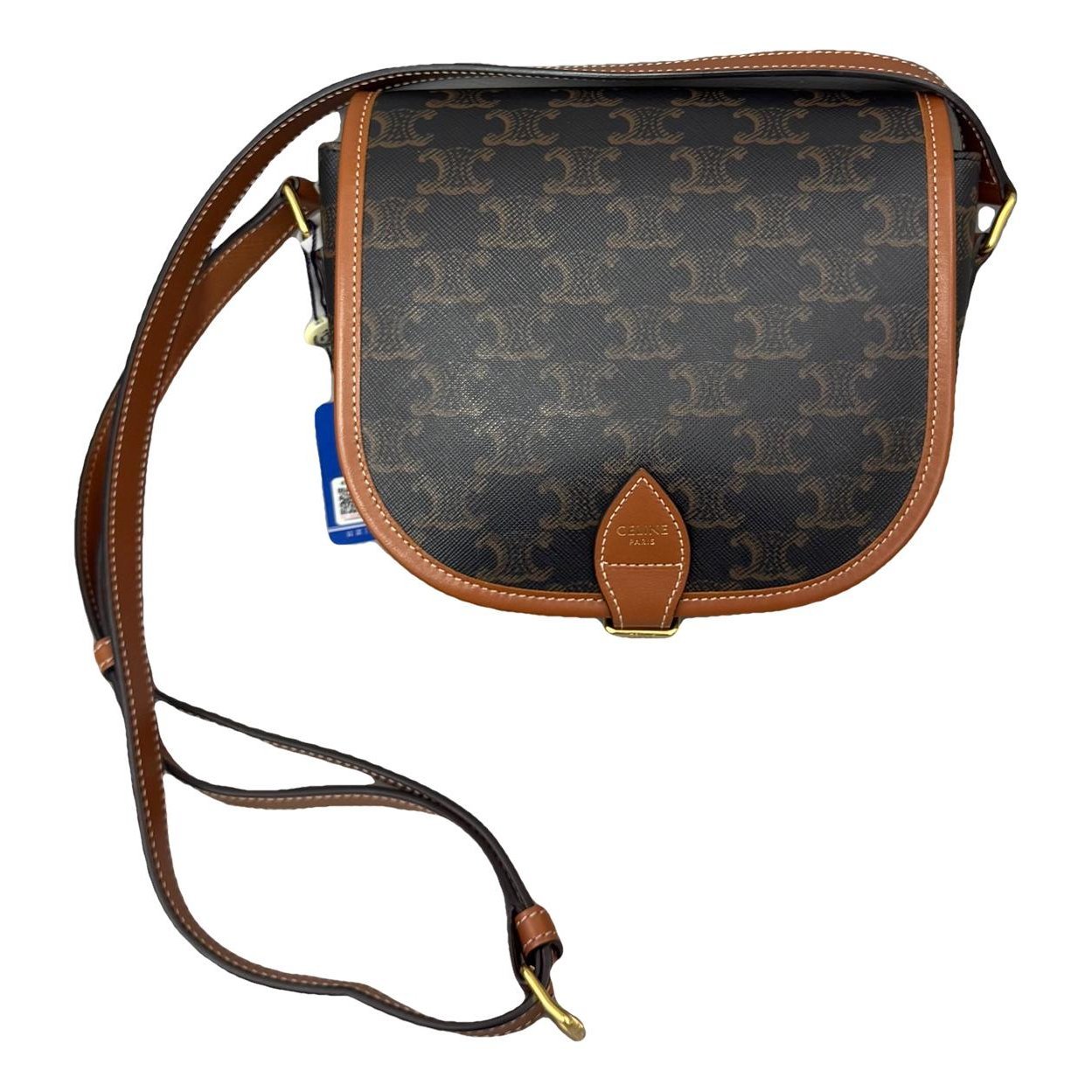 Triomphe leather handbag
