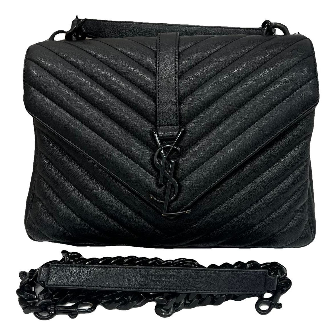 Collége monogramme leather handbag