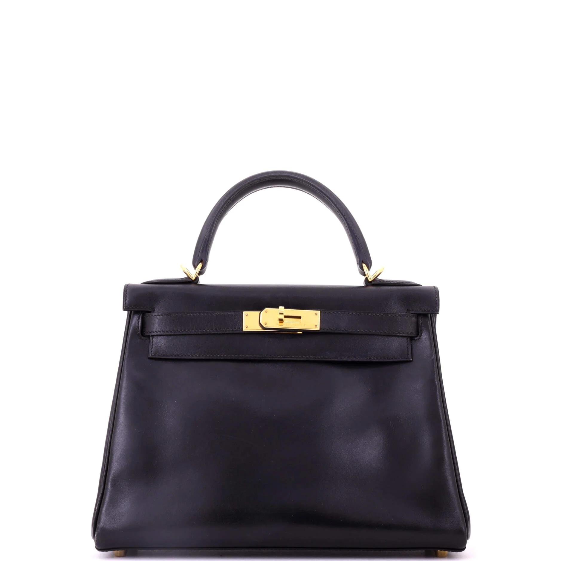 Kelly 28 leather handbag