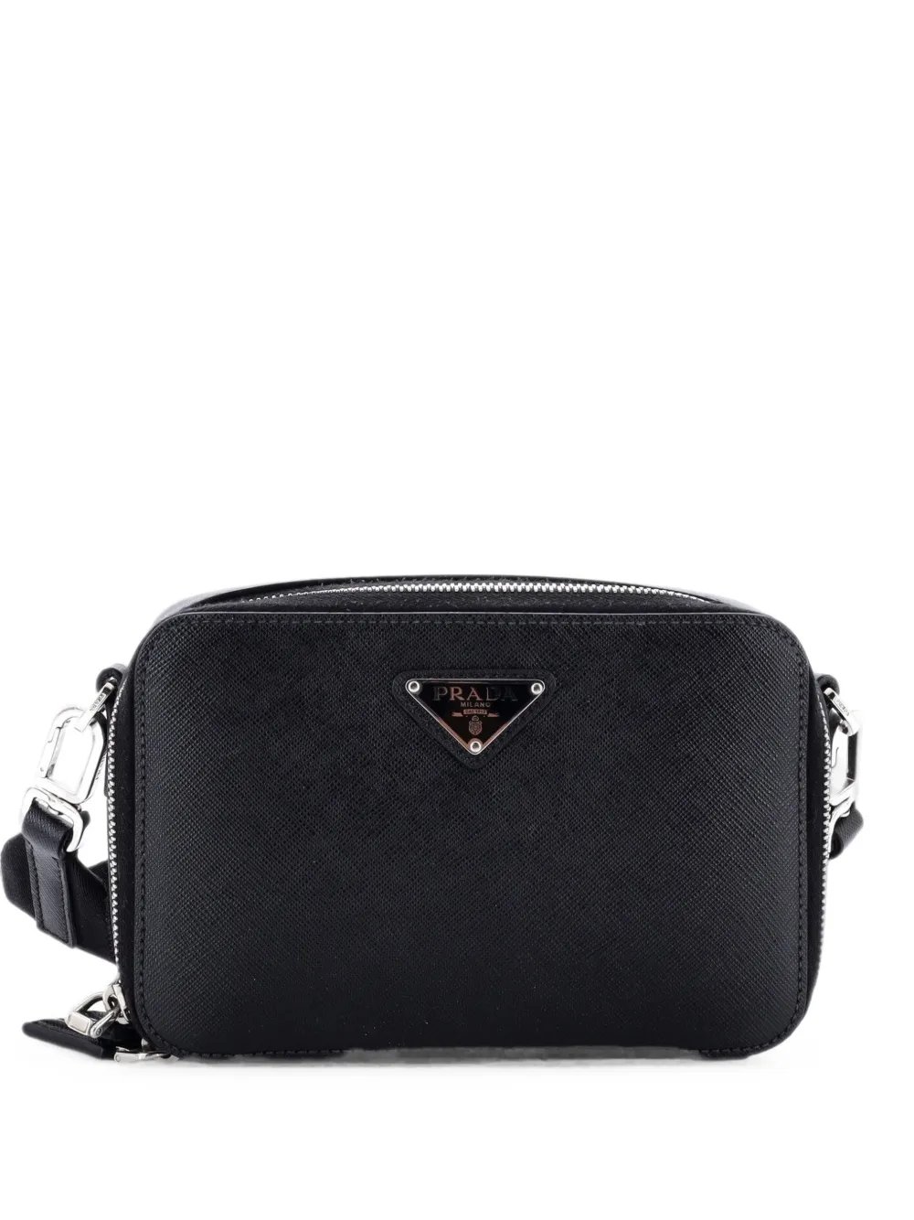Brique Camera Saffiano Leather Mini crossbody bag