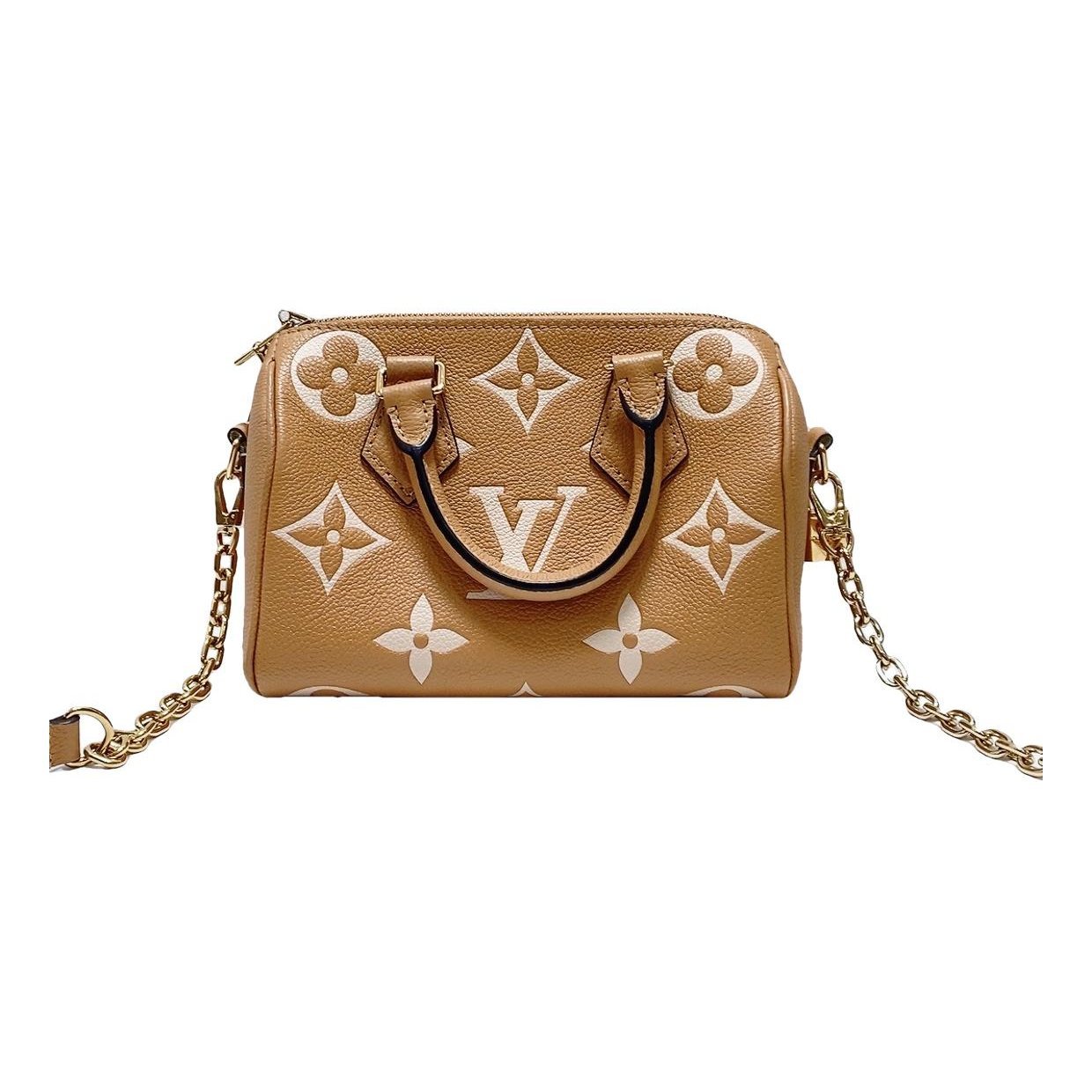 Speedy leather handbag